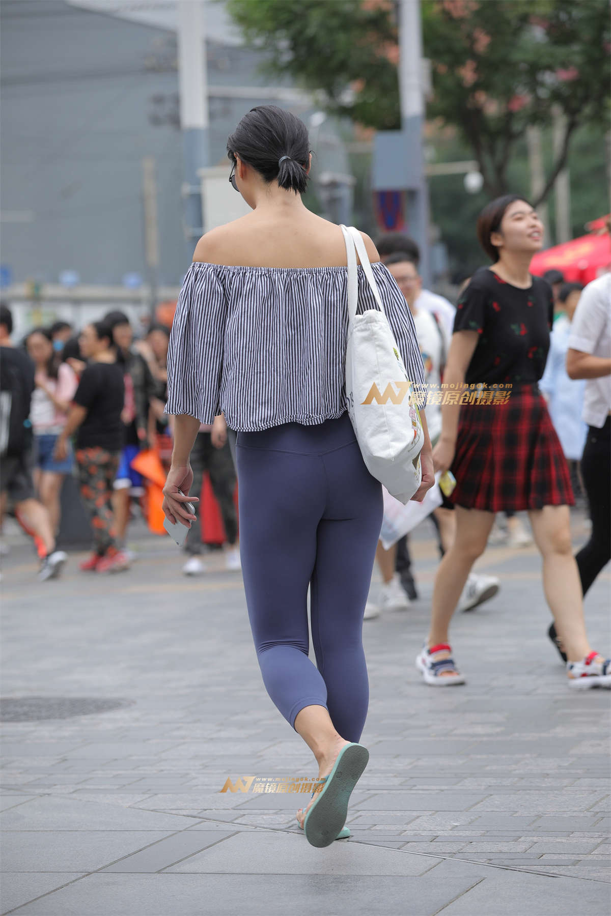 【视觉冲击赛帖】一字肩+瑜伽裤插图1