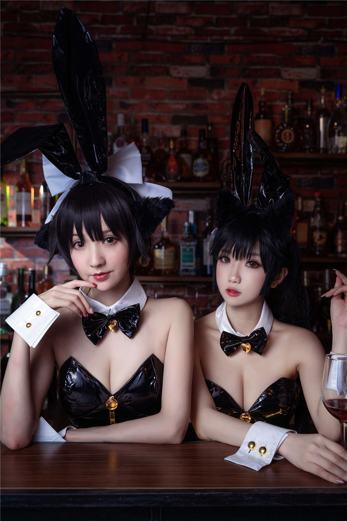 图片[2]-鬼畜瑶-大狗黑色同人兔女郎-日更街拍