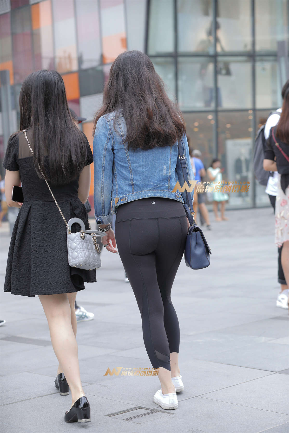 【视觉冲击赛帖】哟，牛仔衫搭配健美裤MM插图1