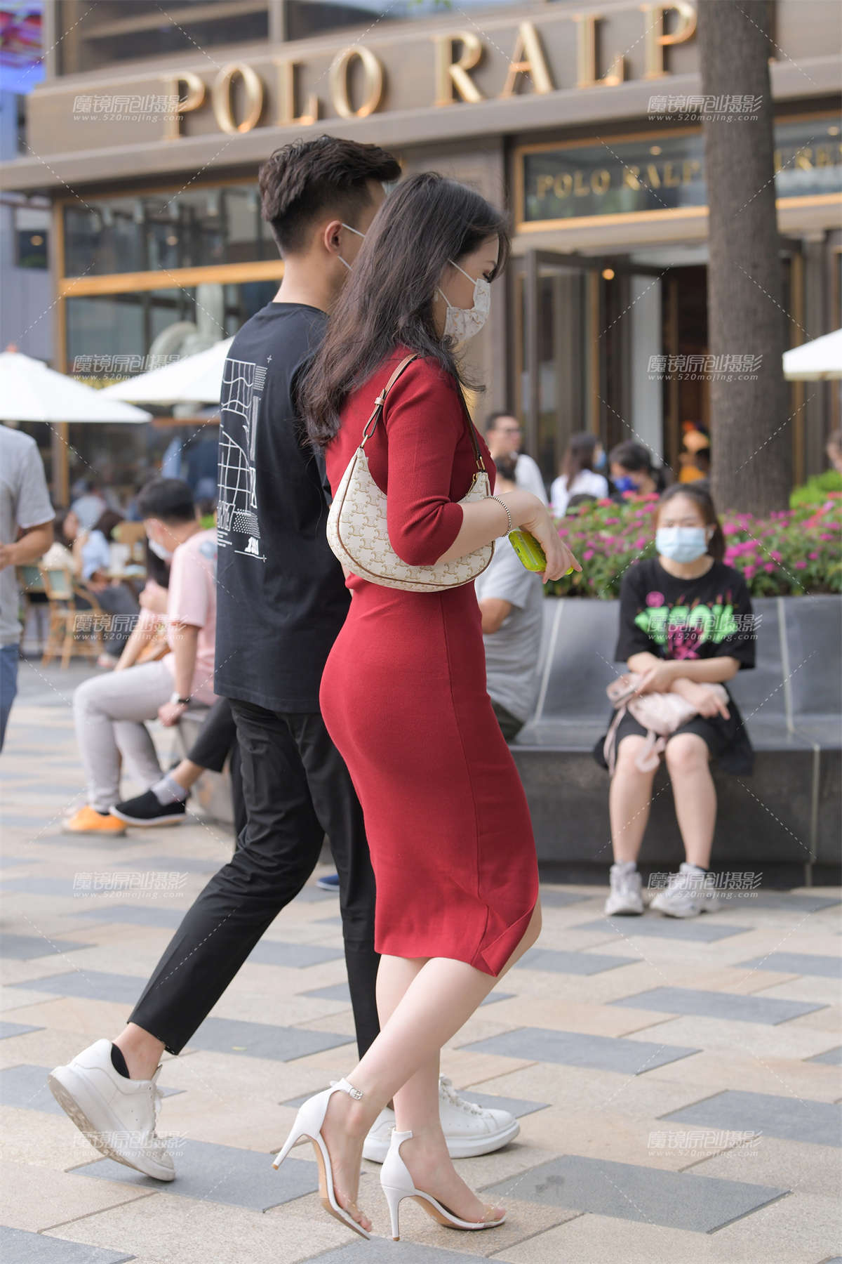 图片[2]-性感的包臀红裙-日更街拍