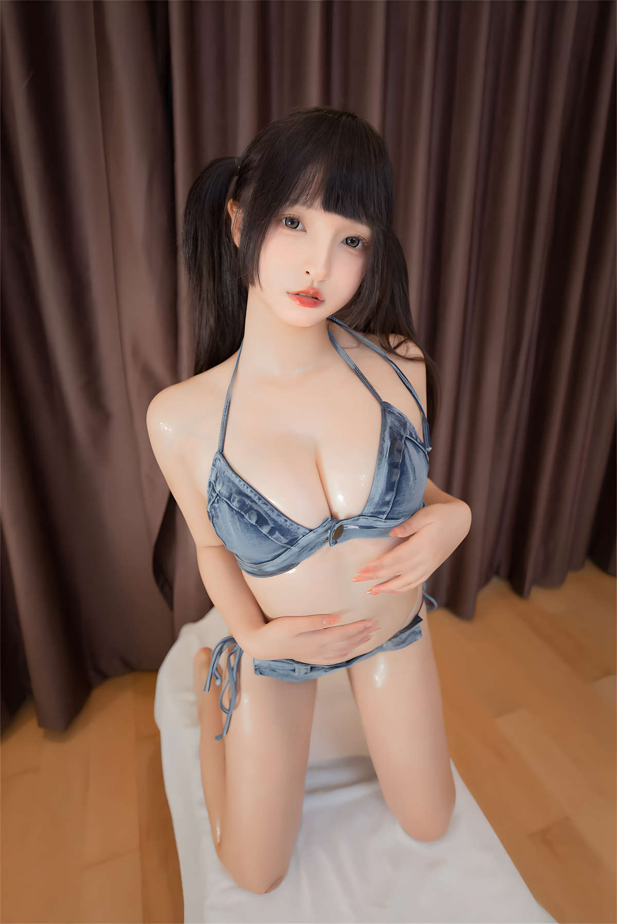 图片[2]-神楽坂真冬 – 比基尼牛仔-日更街拍