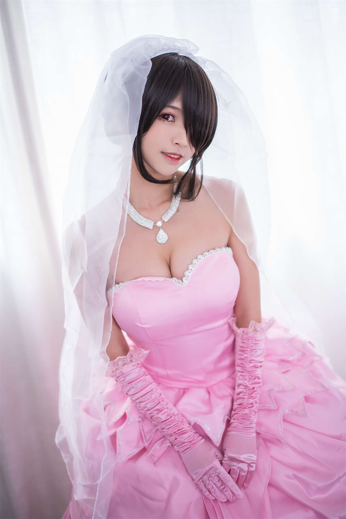 鳗鱼霏儿 No.057 狂三之婚纱-日更街拍