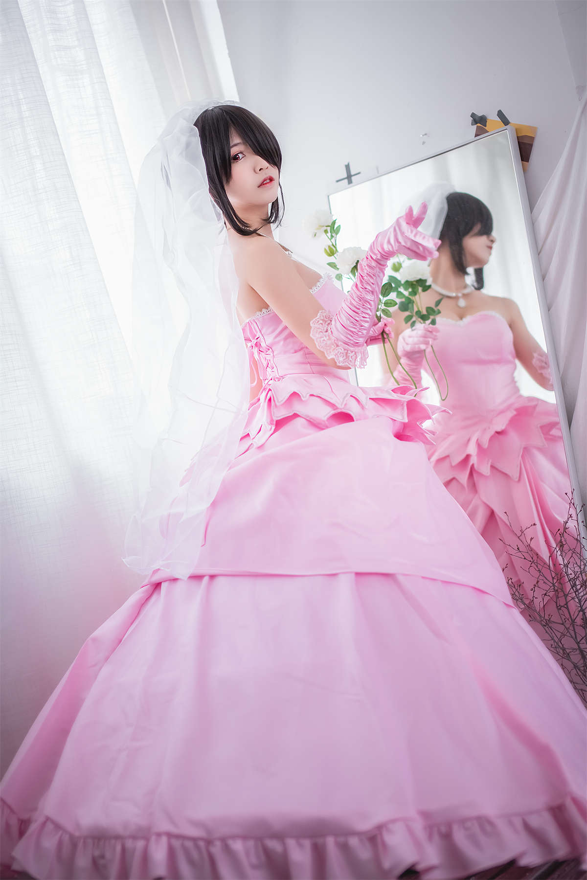 图片[2]-鳗鱼霏儿 No.057 狂三之婚纱-日更街拍