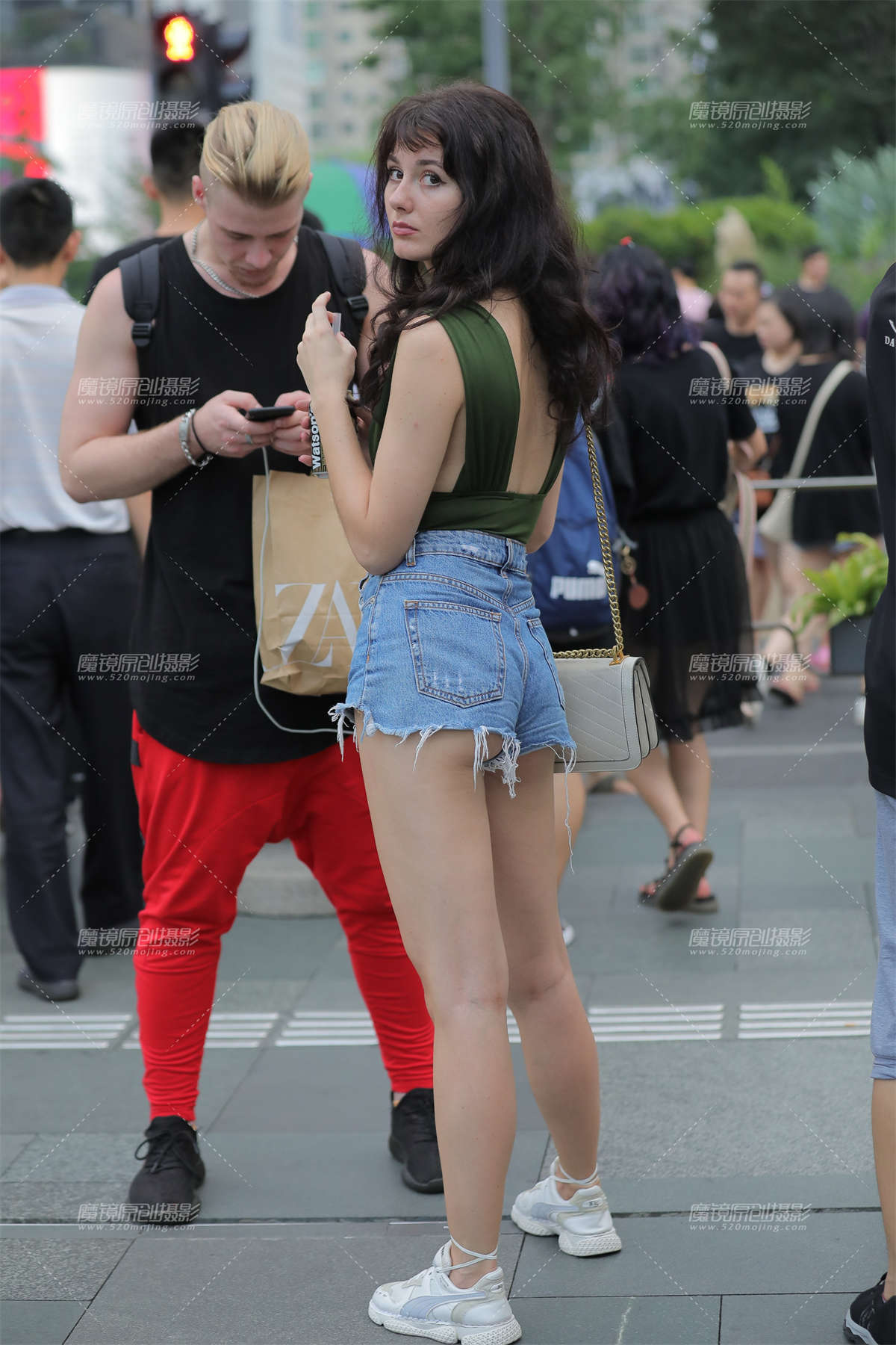 图片[2]-【凯恩赛贴】热裤月牙-日更街拍