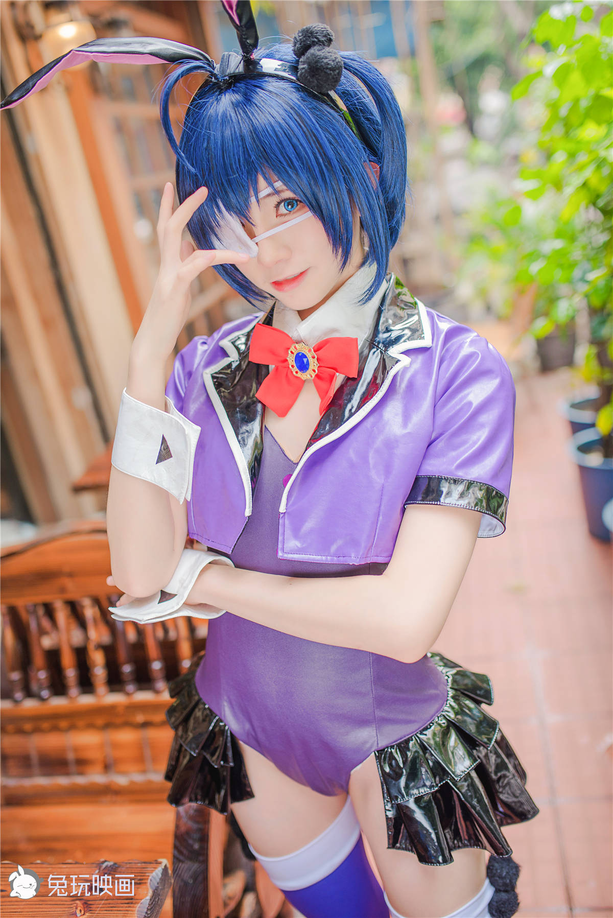 图片[2]-动漫Cos博主-绮太郎Kitaro 兔女郎六花-日更街拍