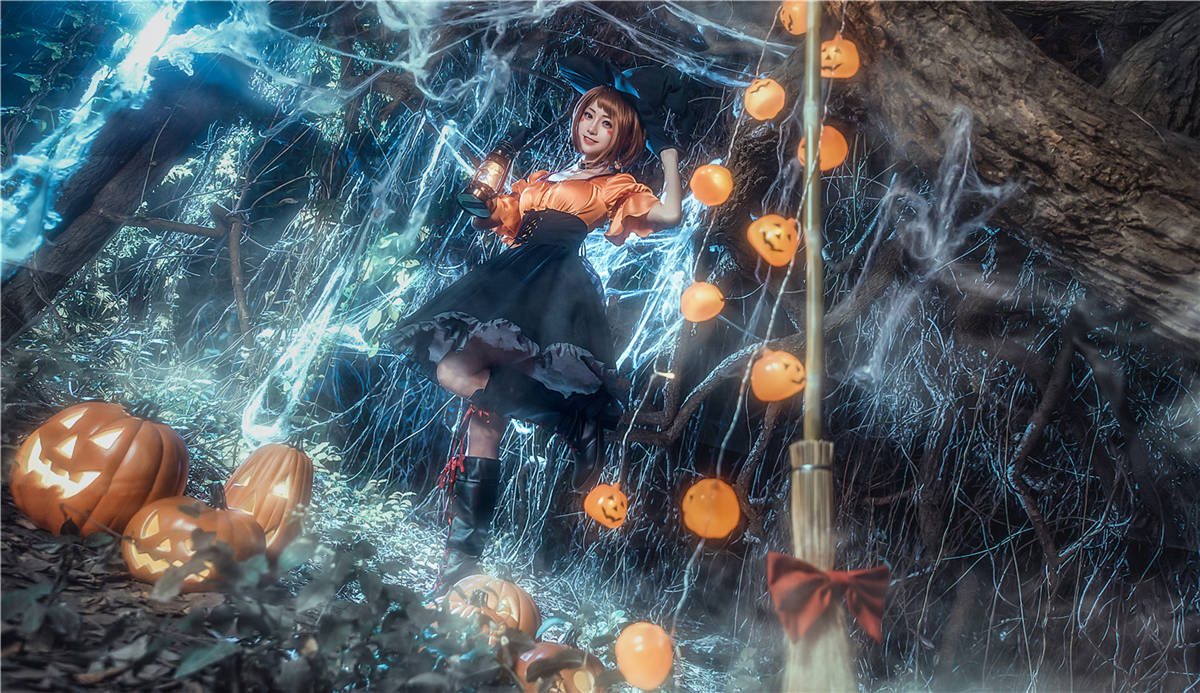 动漫Cos博主-绮太郎Kitaro 我的英雄学院 万圣节-日更街拍