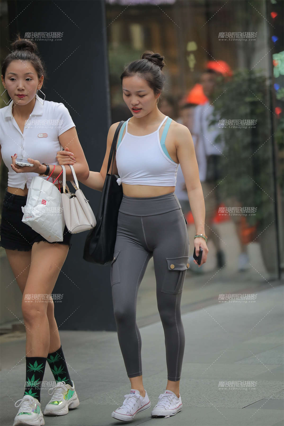 【凯恩赛贴】美臀裤 健身姑娘的最爱-日更街拍