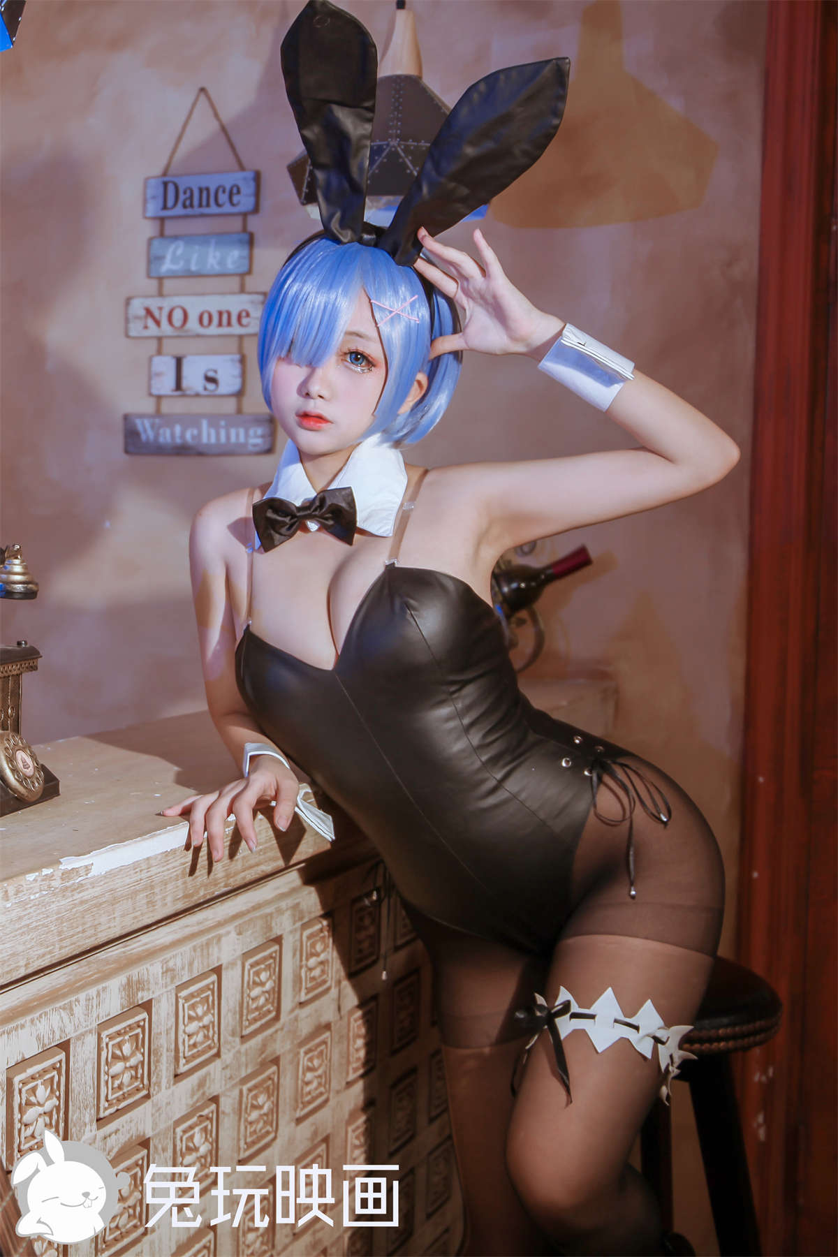 图片[2]-兔玩映画 兔女郎 VOL.054 蕾姆-日更街拍