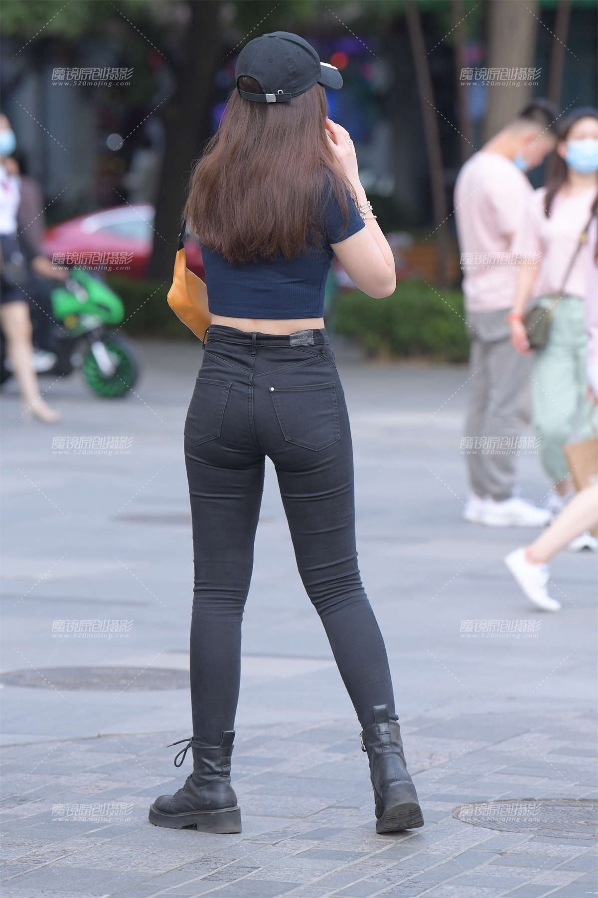 图片[2]-【红石赛贴】性感黑色牛仔-日更街拍