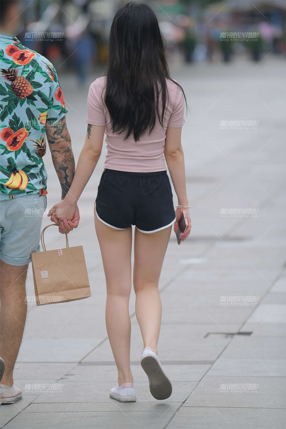 图片[2]-【红石赛贴】性感黑色热裤-日更街拍