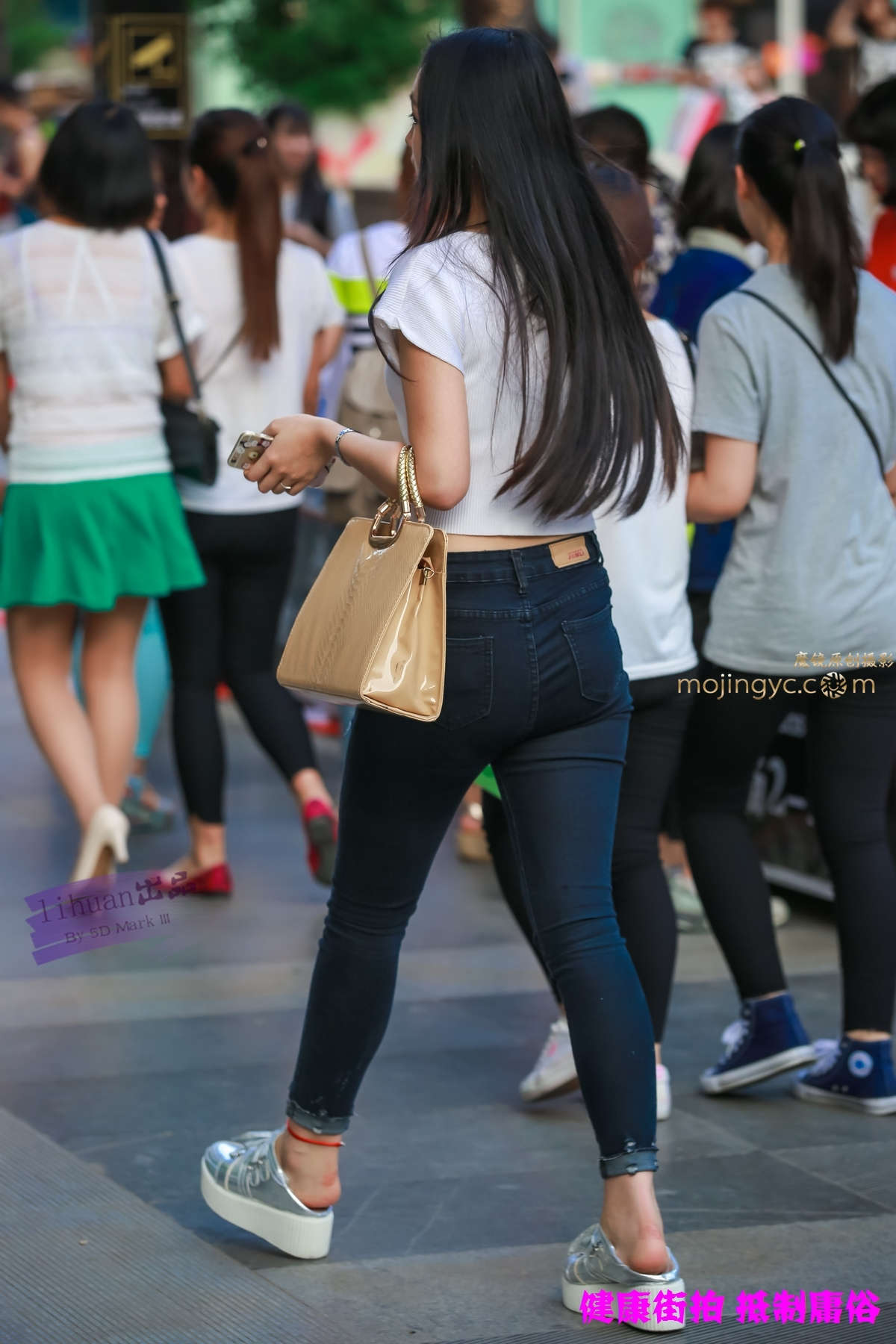 李欢原创-牛仔，丰腴（12P）-日更街拍