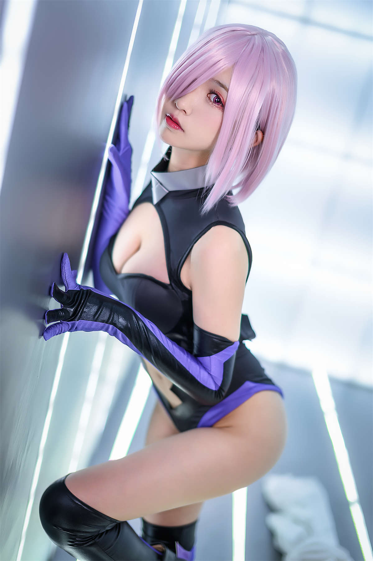 图片[2]-鳗鱼霏儿 No.068 玛修训练服-日更街拍