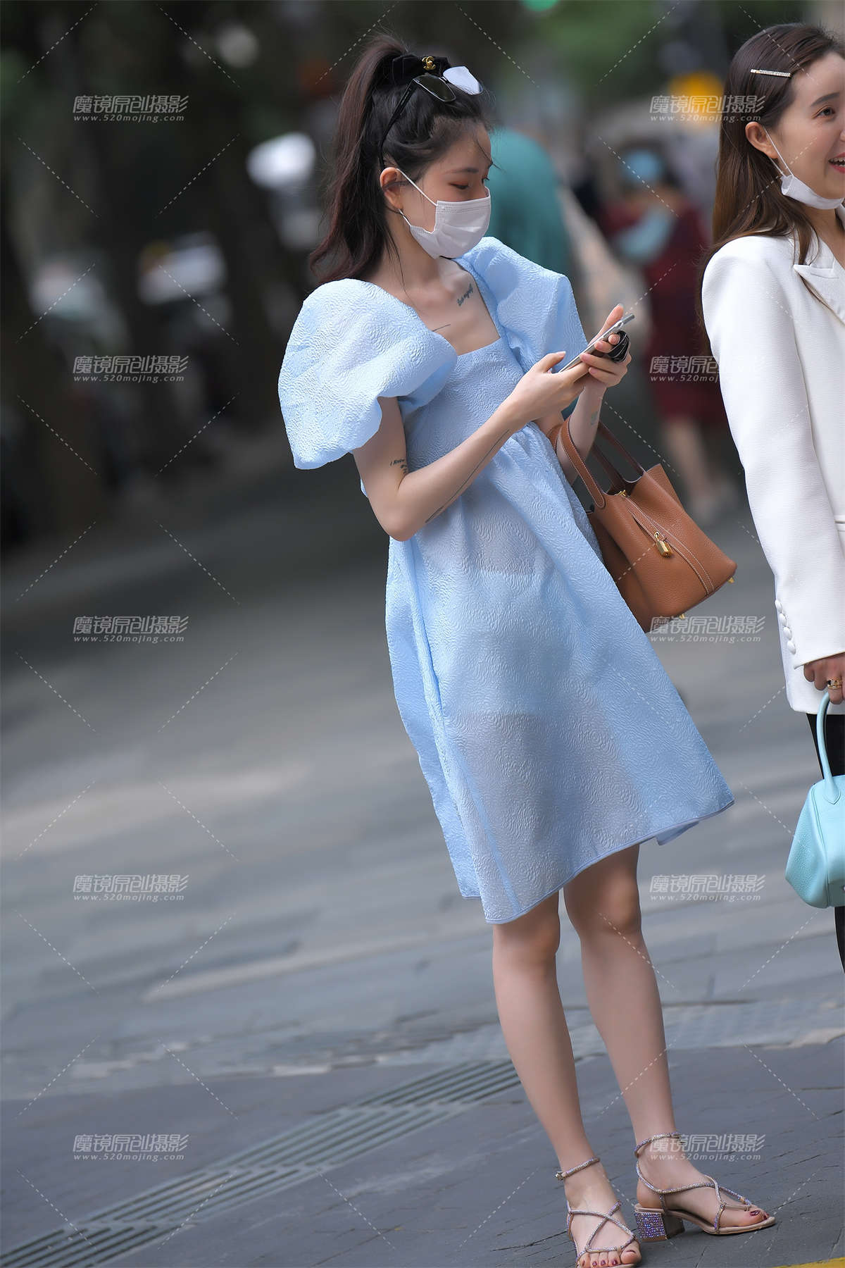 【咔喳赛帖】开背兰裙-日更街拍