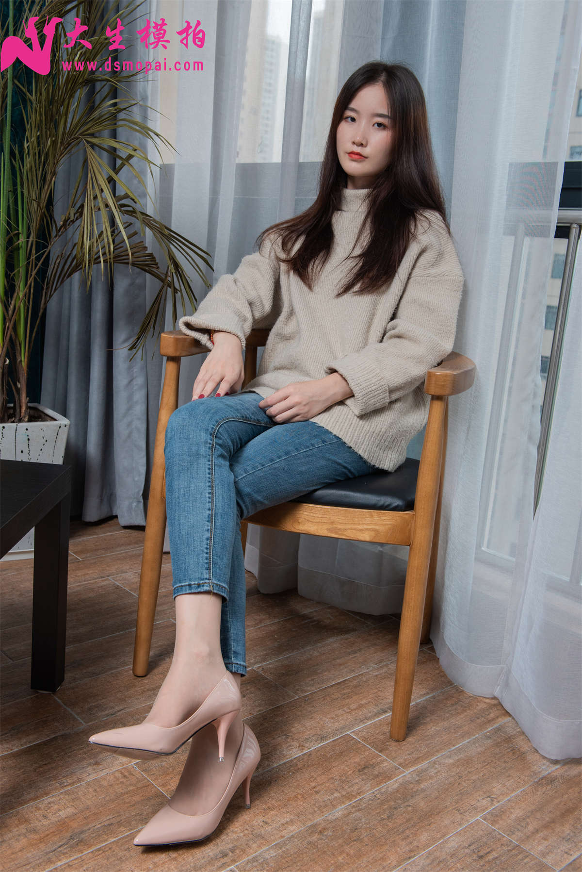 图片[2]-大生模拍 NO.158 悠悠裤内有丝-日更街拍