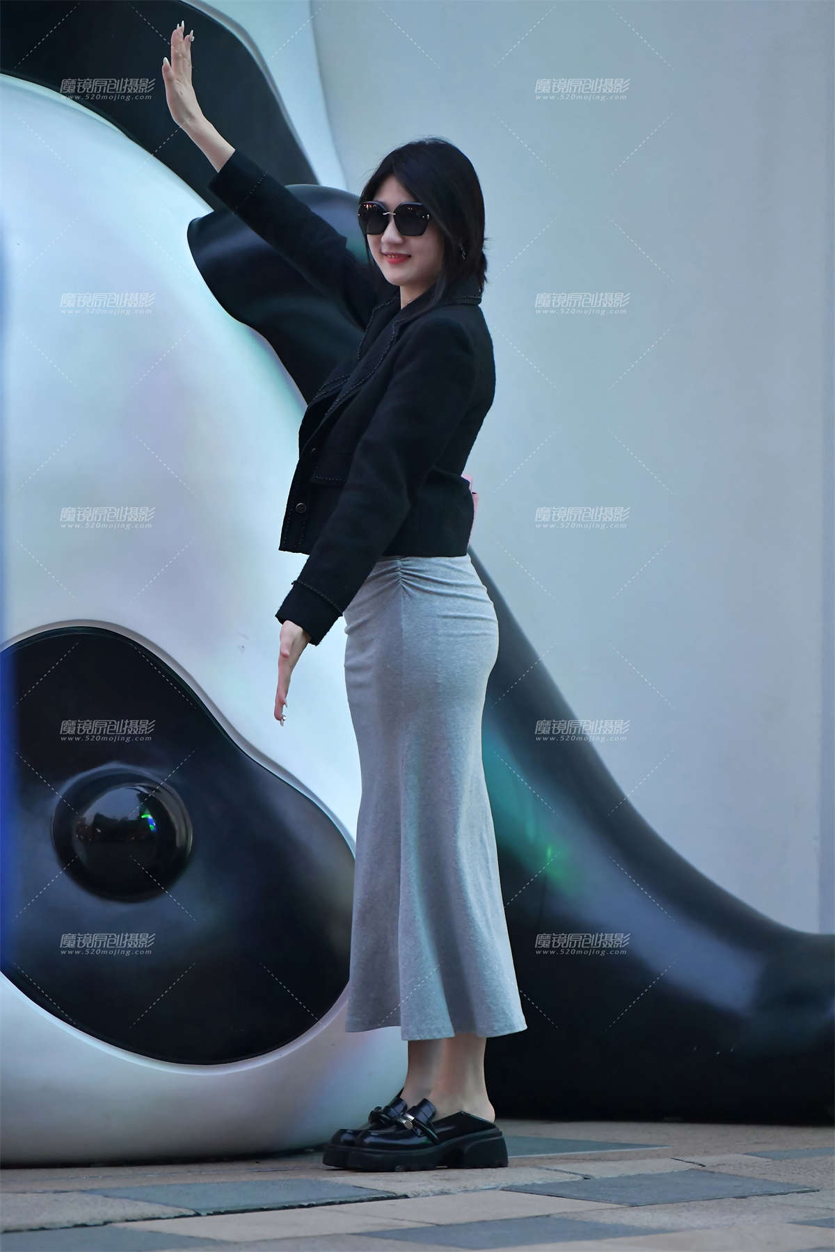 ★可爱长裙美女-日更街拍