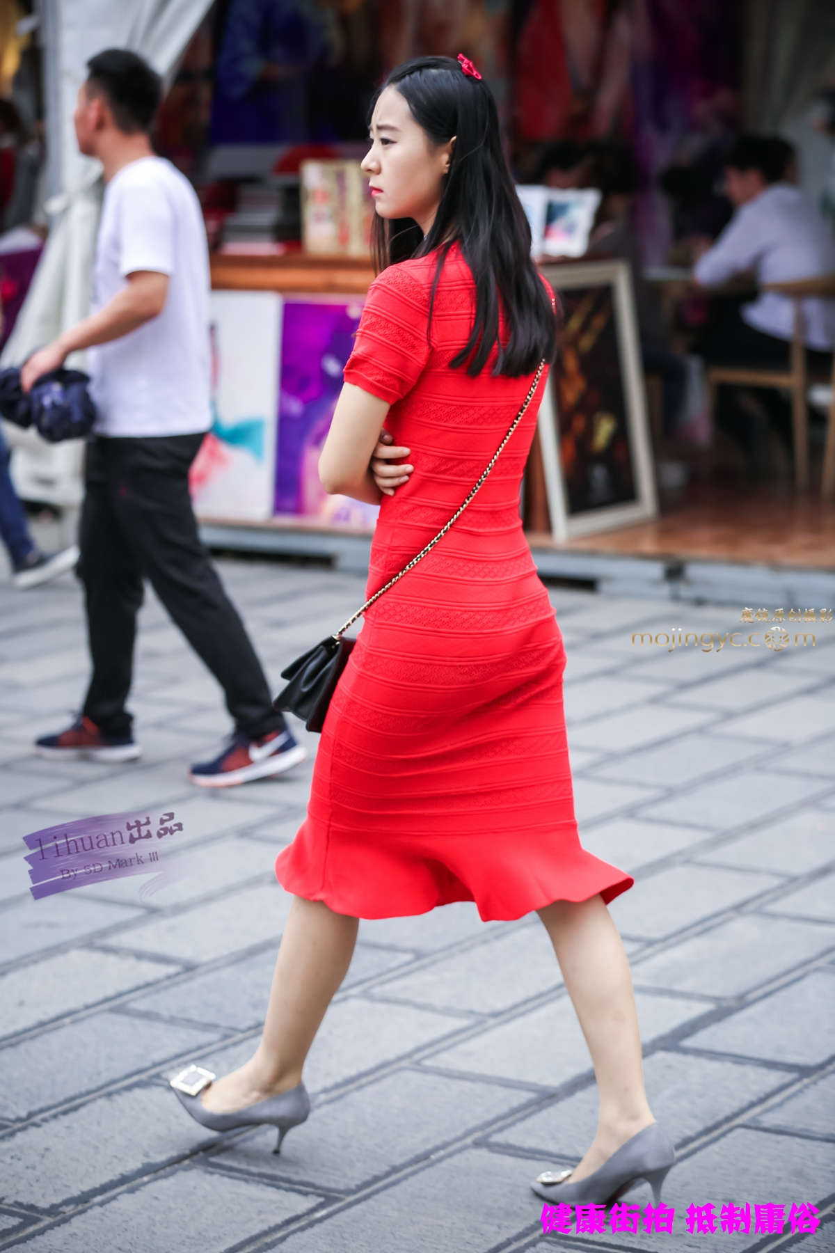 李欢原创-红裙，丰腴（13P）-日更街拍