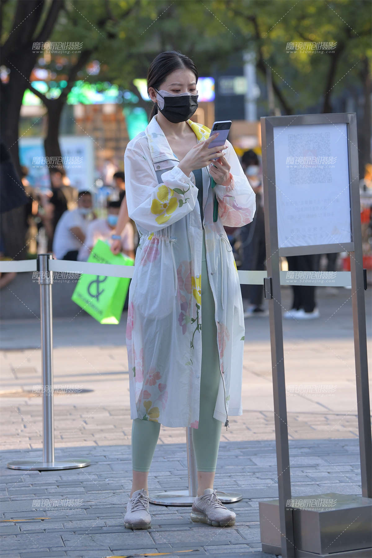 温婉拥雅韵，清风醉晚霞-日更街拍