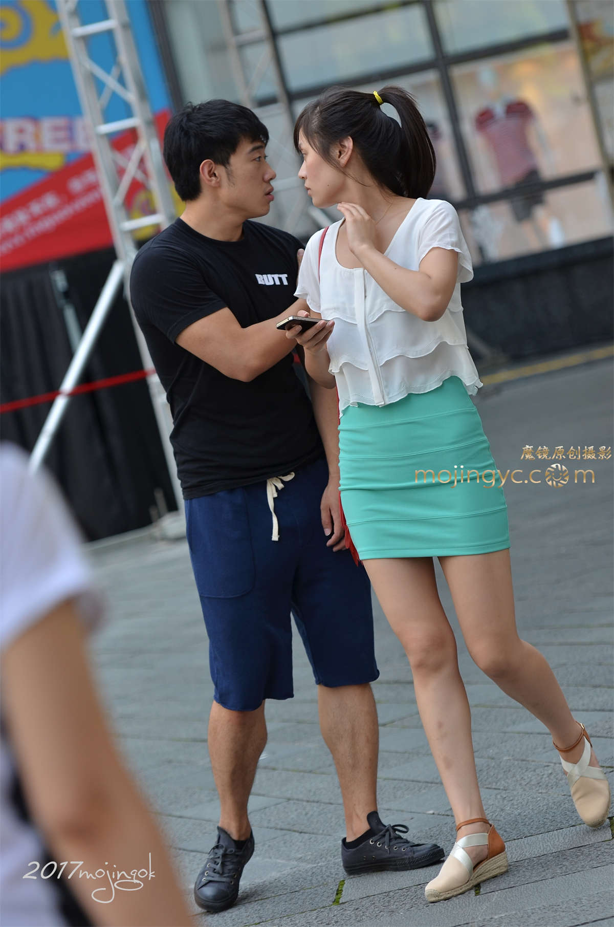 图片[2]-咔喳2017.01.25 街拍158（10p)-日更街拍