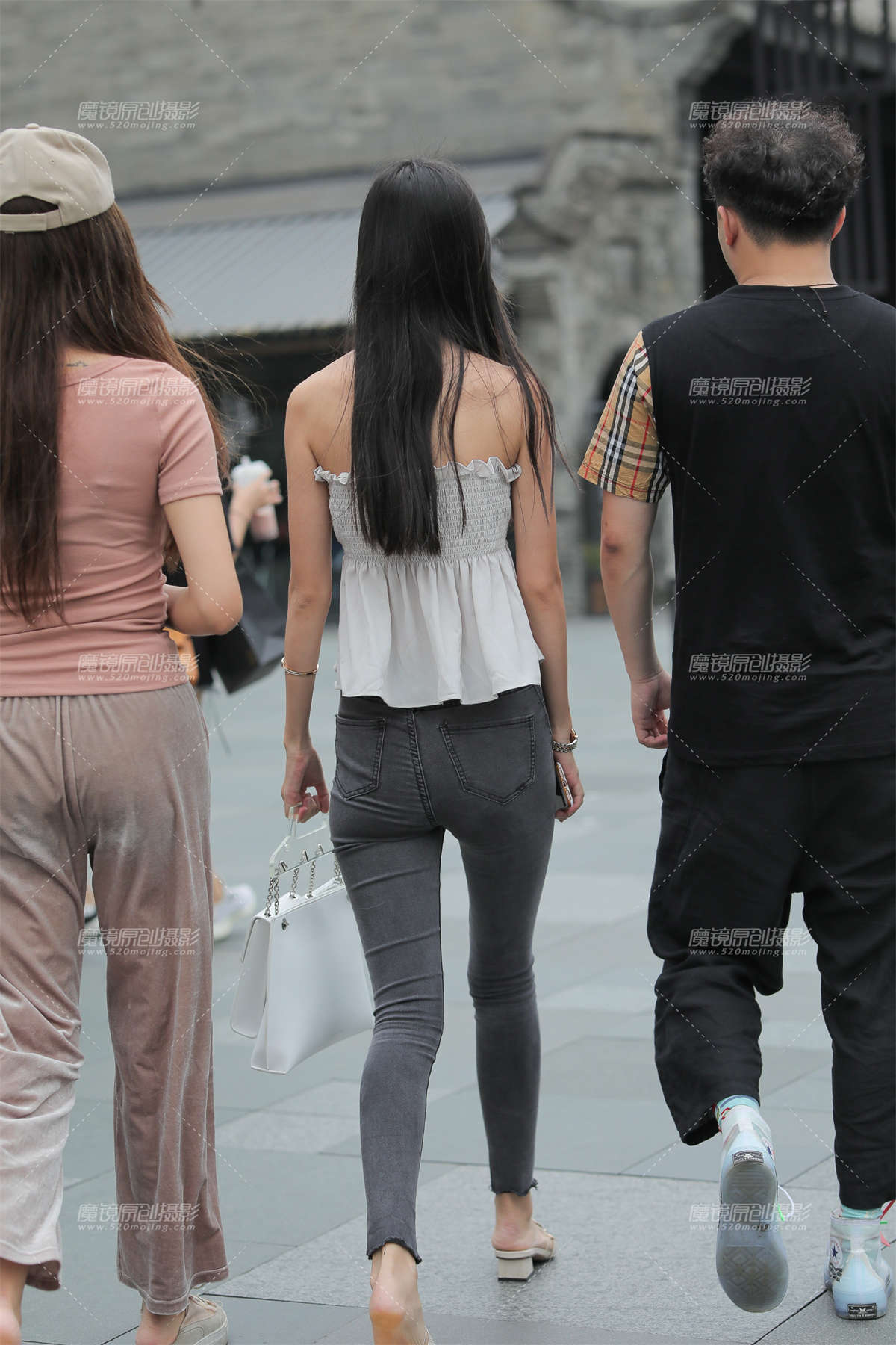 图片[2]-【凯恩赛贴】清新靓丽的牛仔美眉-日更街拍