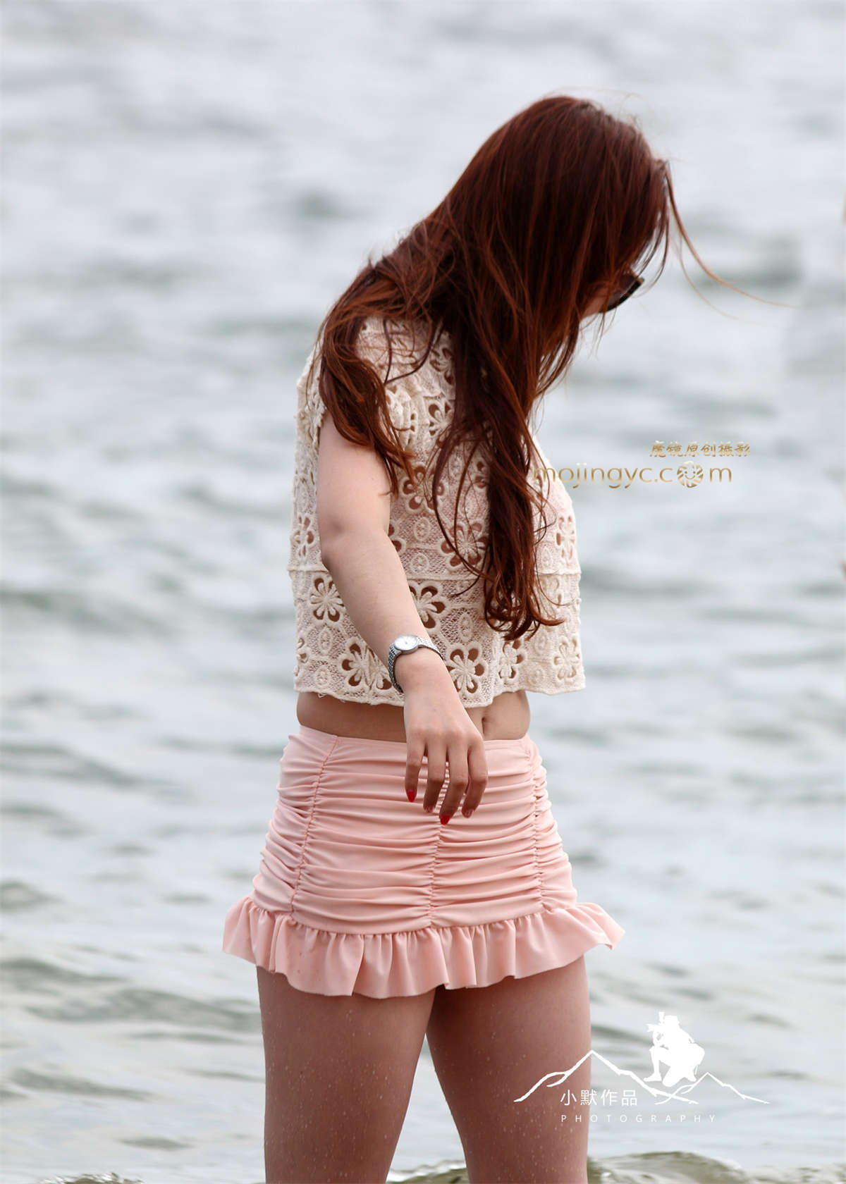 第602篇★浅粉泳装★-17P-日更街拍