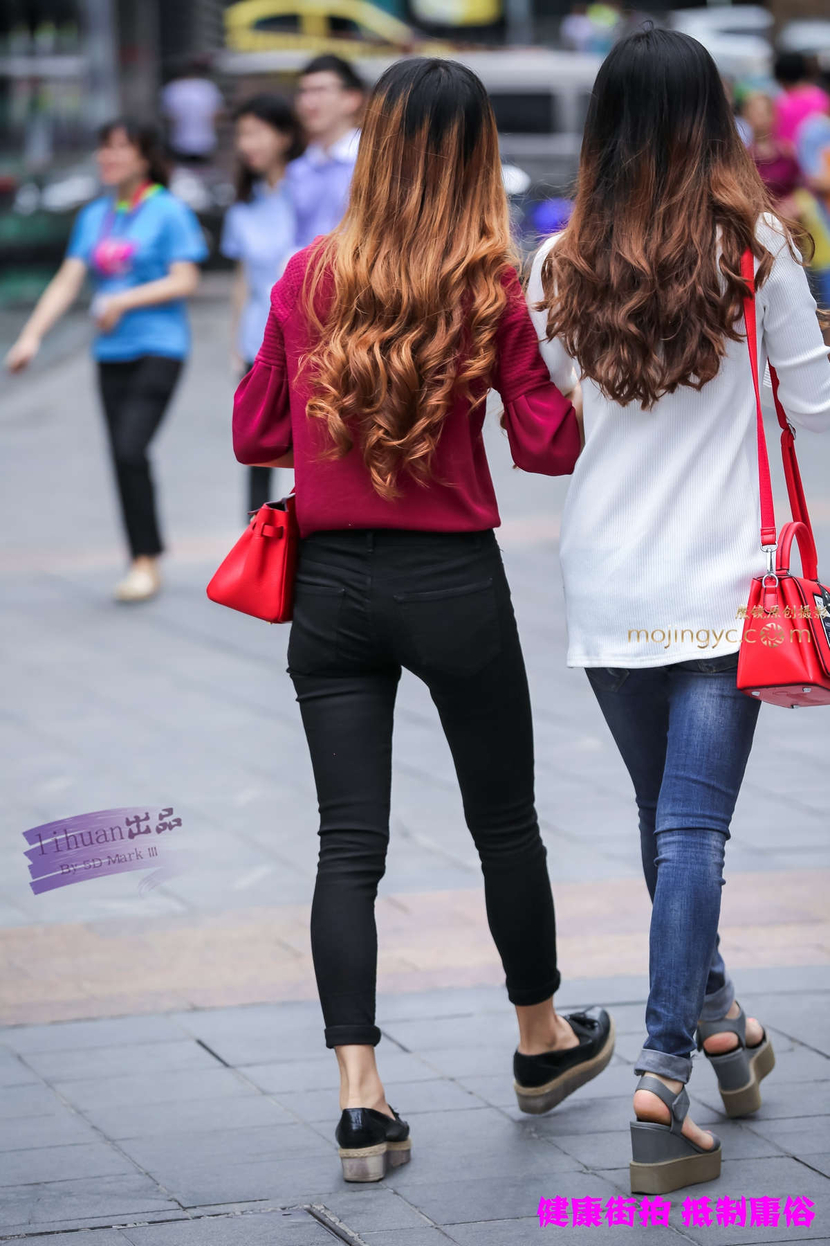 李欢原创-牛仔，紧翘（19P）-日更街拍