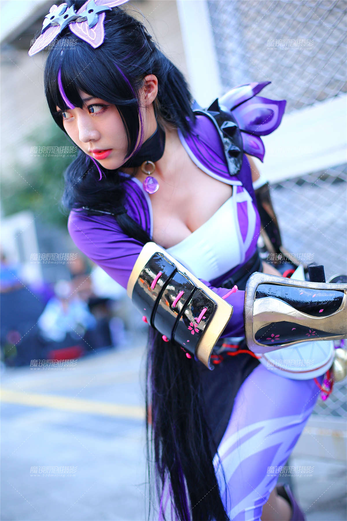 紫衣cosplay-日更街拍