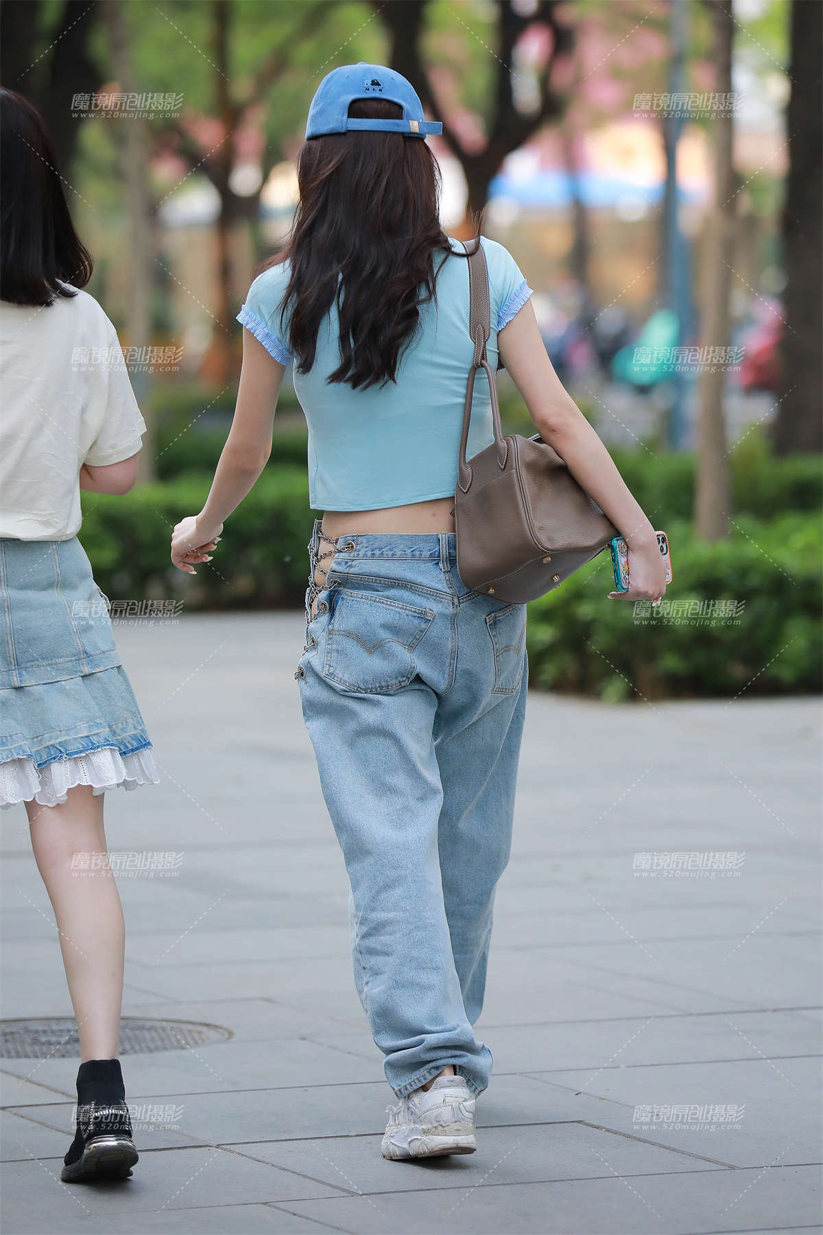 【玻璃赛帖】时尚性感牛仔裤插图1