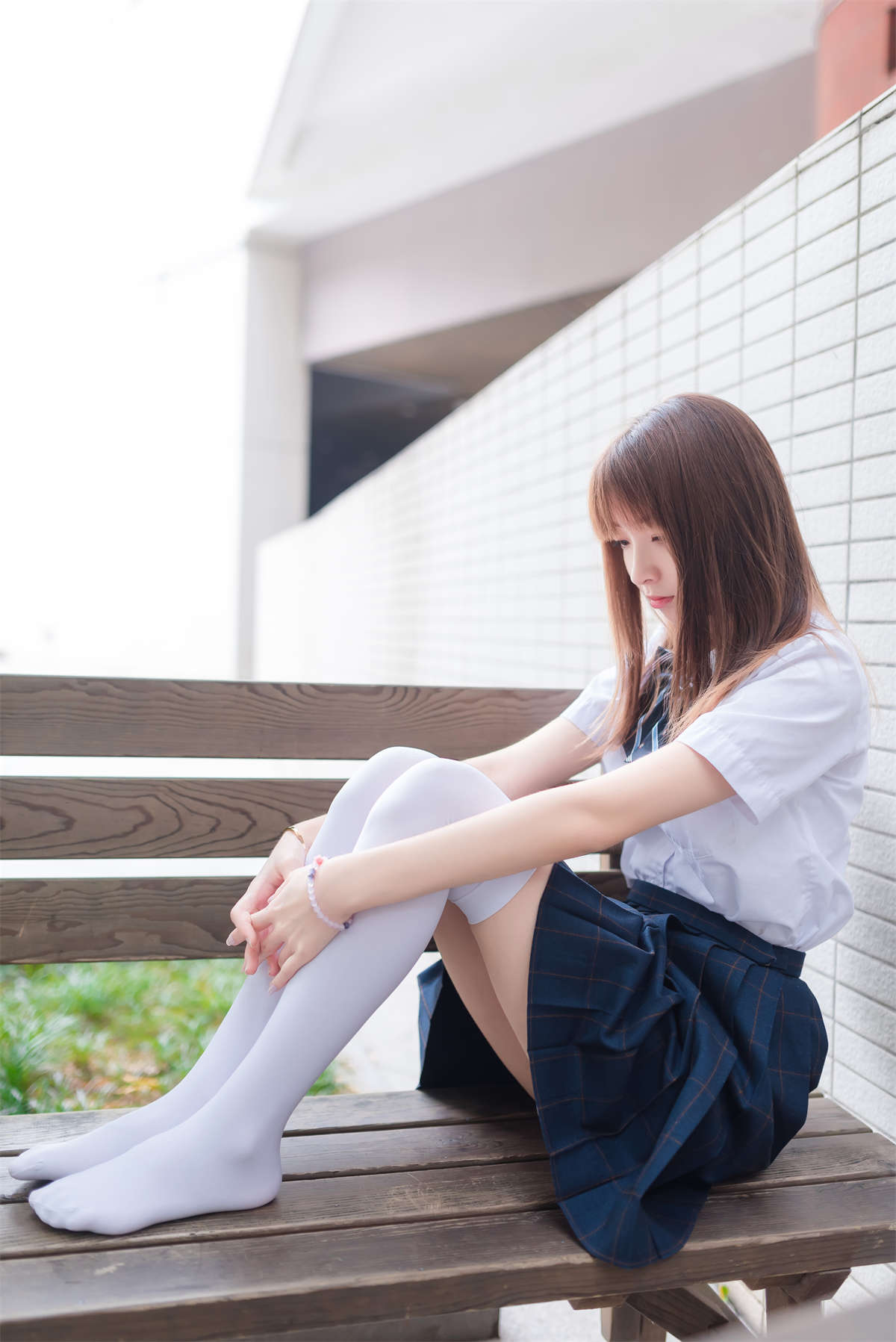 图片[2]-风之领域 NO.036 记忆中的白丝少女-日更街拍