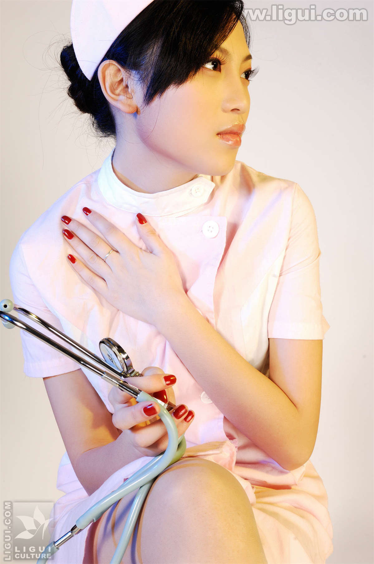 Ligui丽柜 20100205 完美的護士情節 左左-日更街拍
