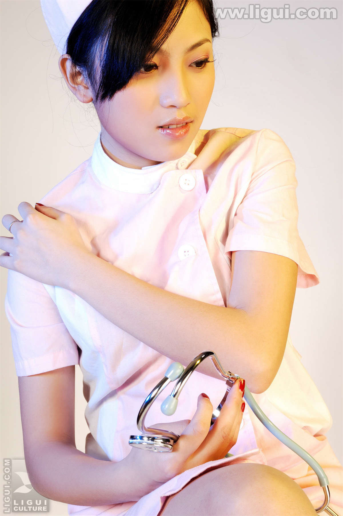图片[2]-Ligui丽柜 20100205 完美的護士情節 左左-日更街拍