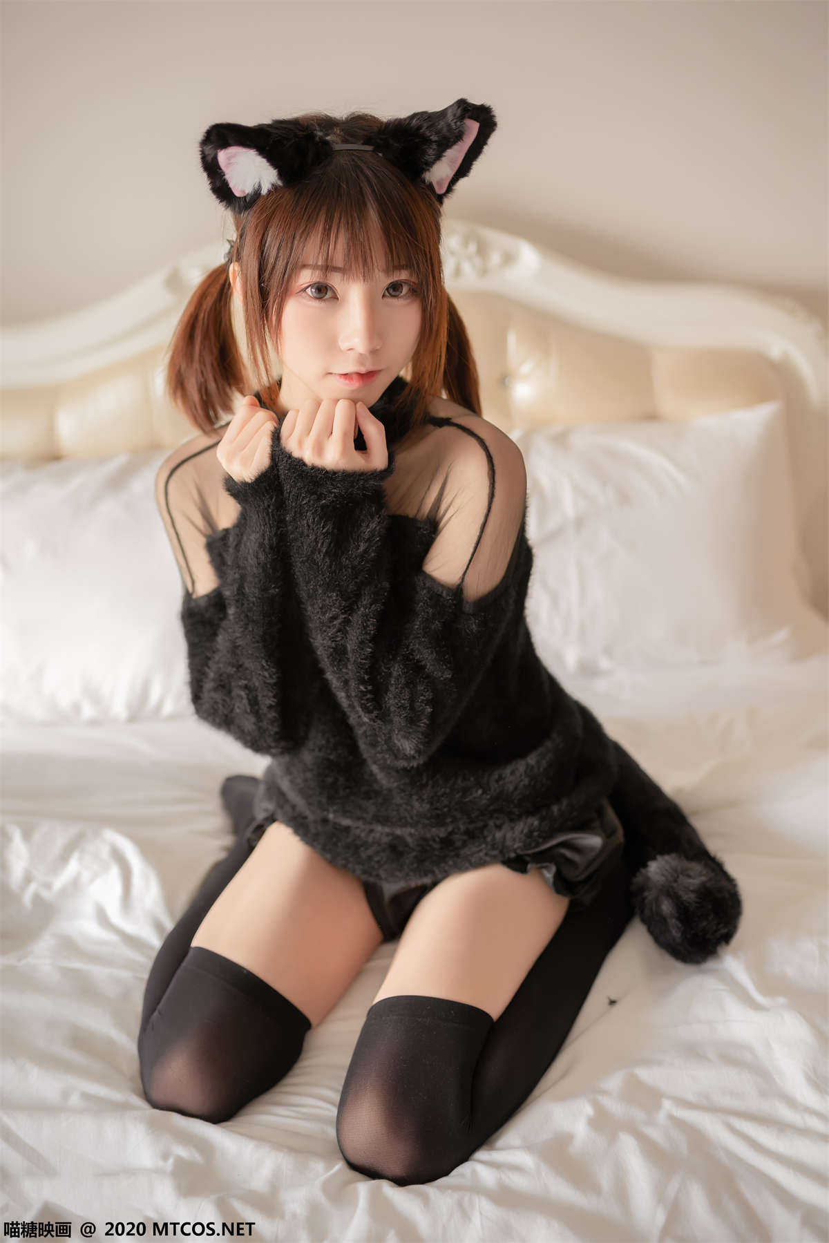 喵糖映画 VOL.081 黑喵女友 Kitaro_绮太郎-日更街拍