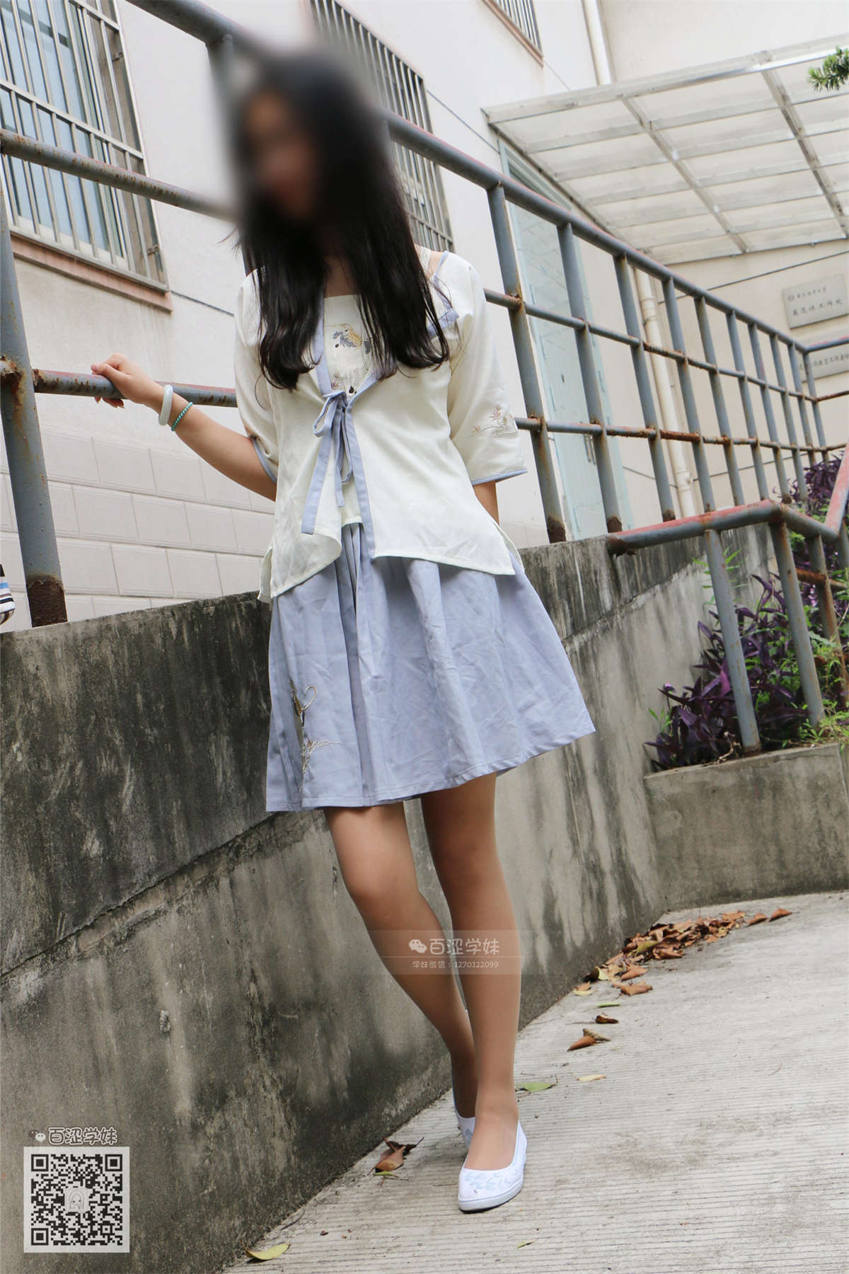 妖精视觉 NO.128 甜甜 清秀古风-日更街拍