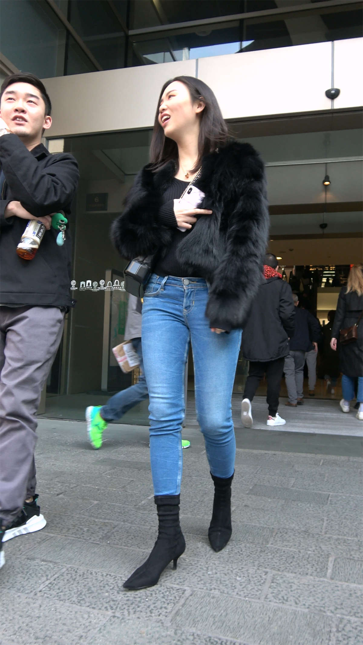 图片[2]-牛仔裤高挑性感御姐范美女-日更街拍