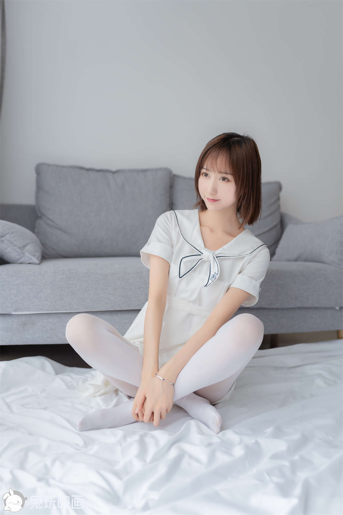 图片[2]-兔玩映画 VOL.076 纯情白裙-日更街拍