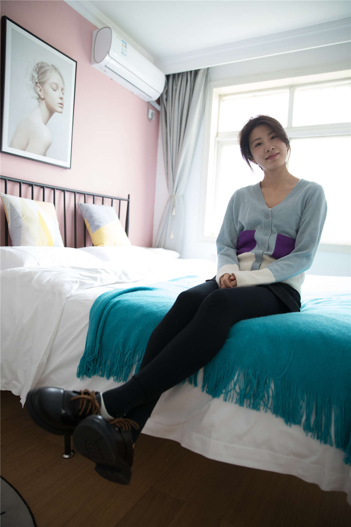 物恋传媒294期：柠檬-格纹衫的俏皮与温柔-日更街拍