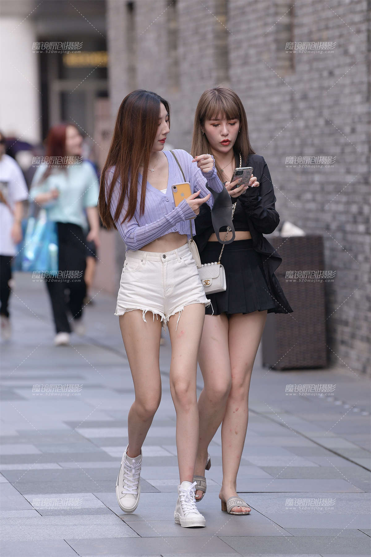 性感超短热裤 Y Y 美女-日更街拍