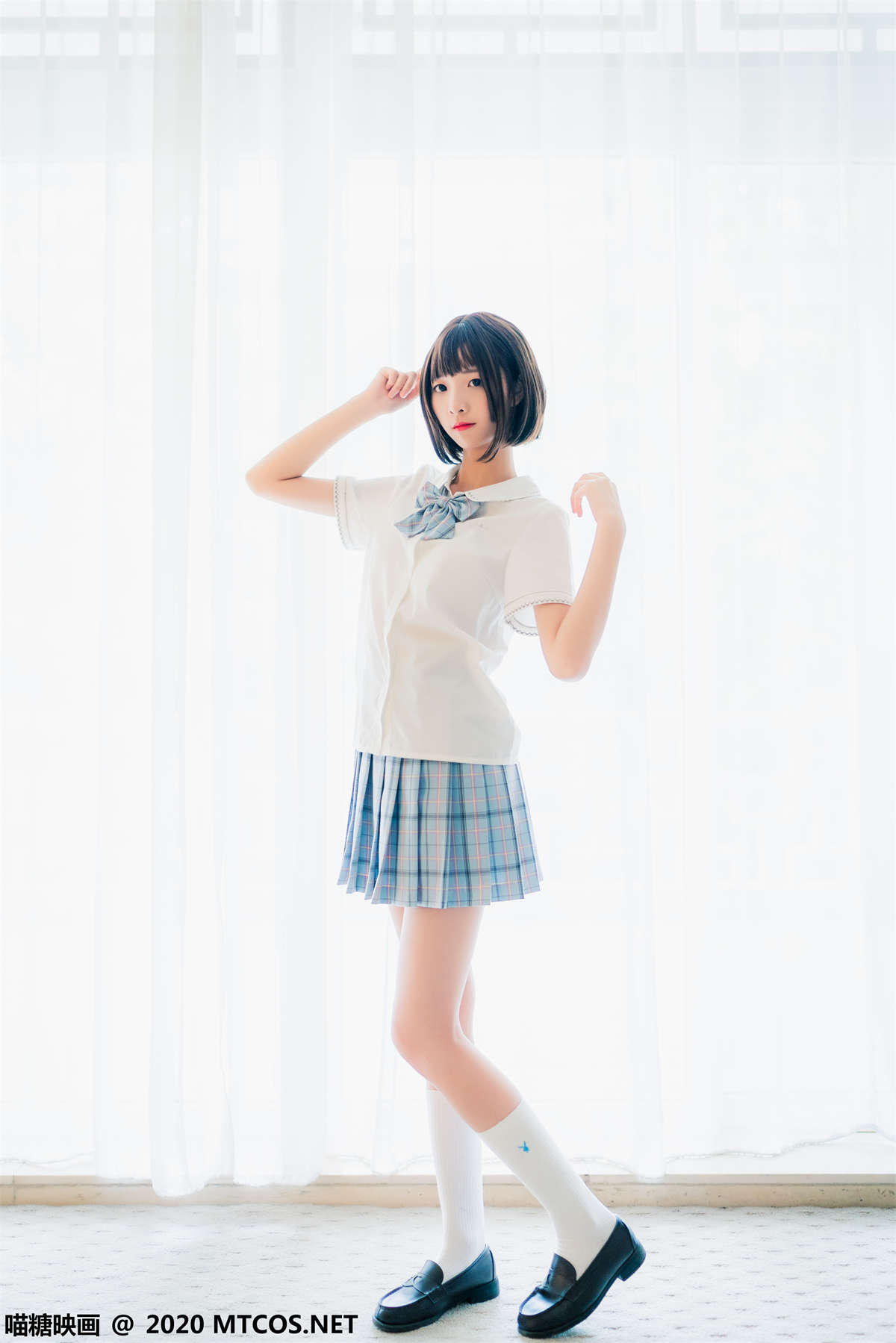 图片[2]-喵糖映画 VOL.086 私房白袜-日更街拍