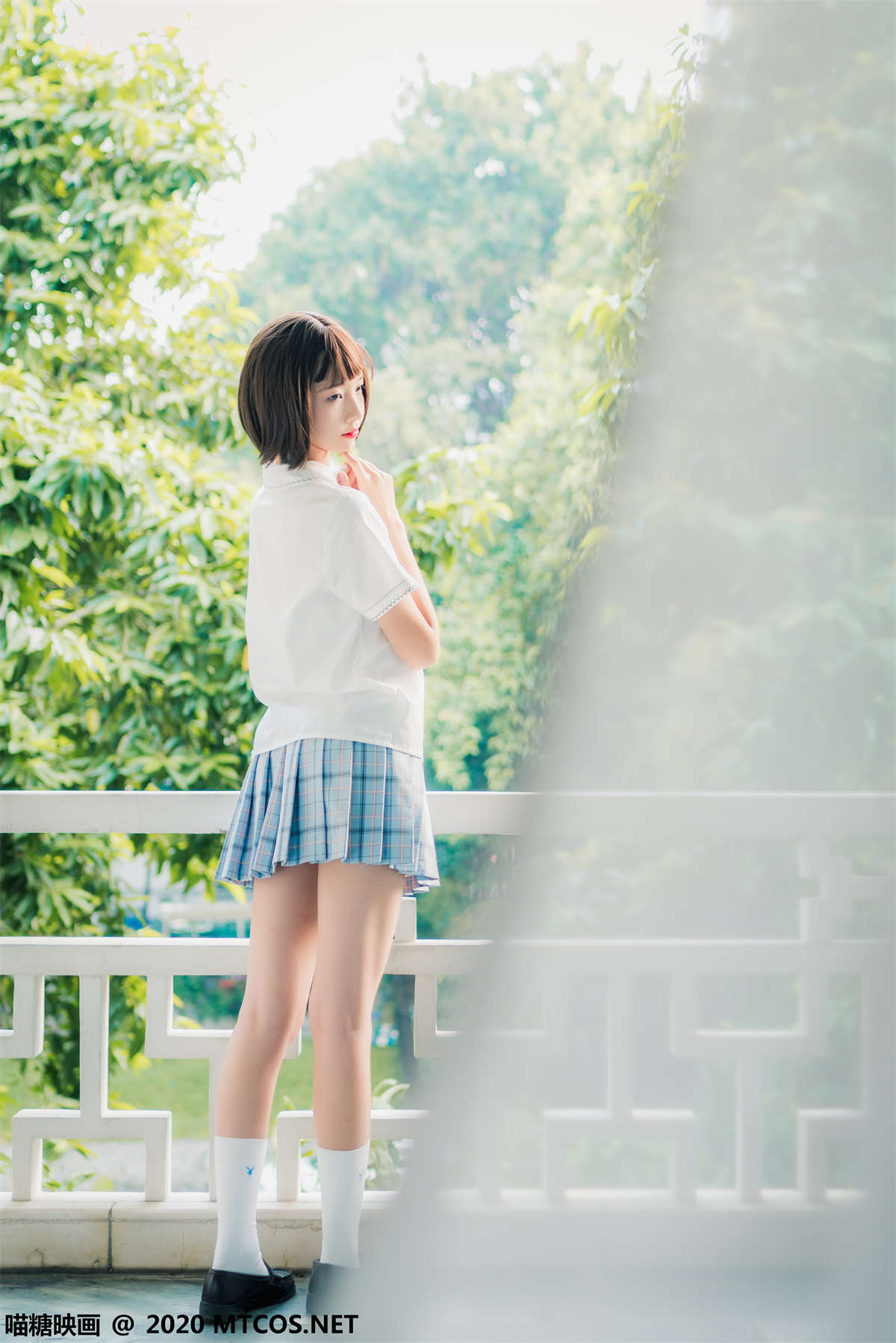 喵糖映画 VOL.086 私房白袜-日更街拍