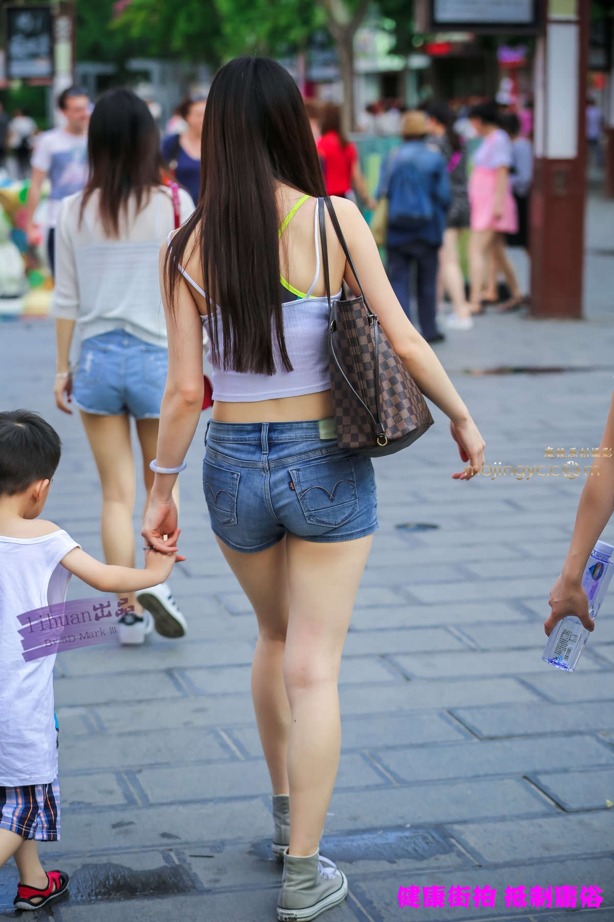 图片[2]-李欢原创-性感少妇，短裤（11P）-日更街拍