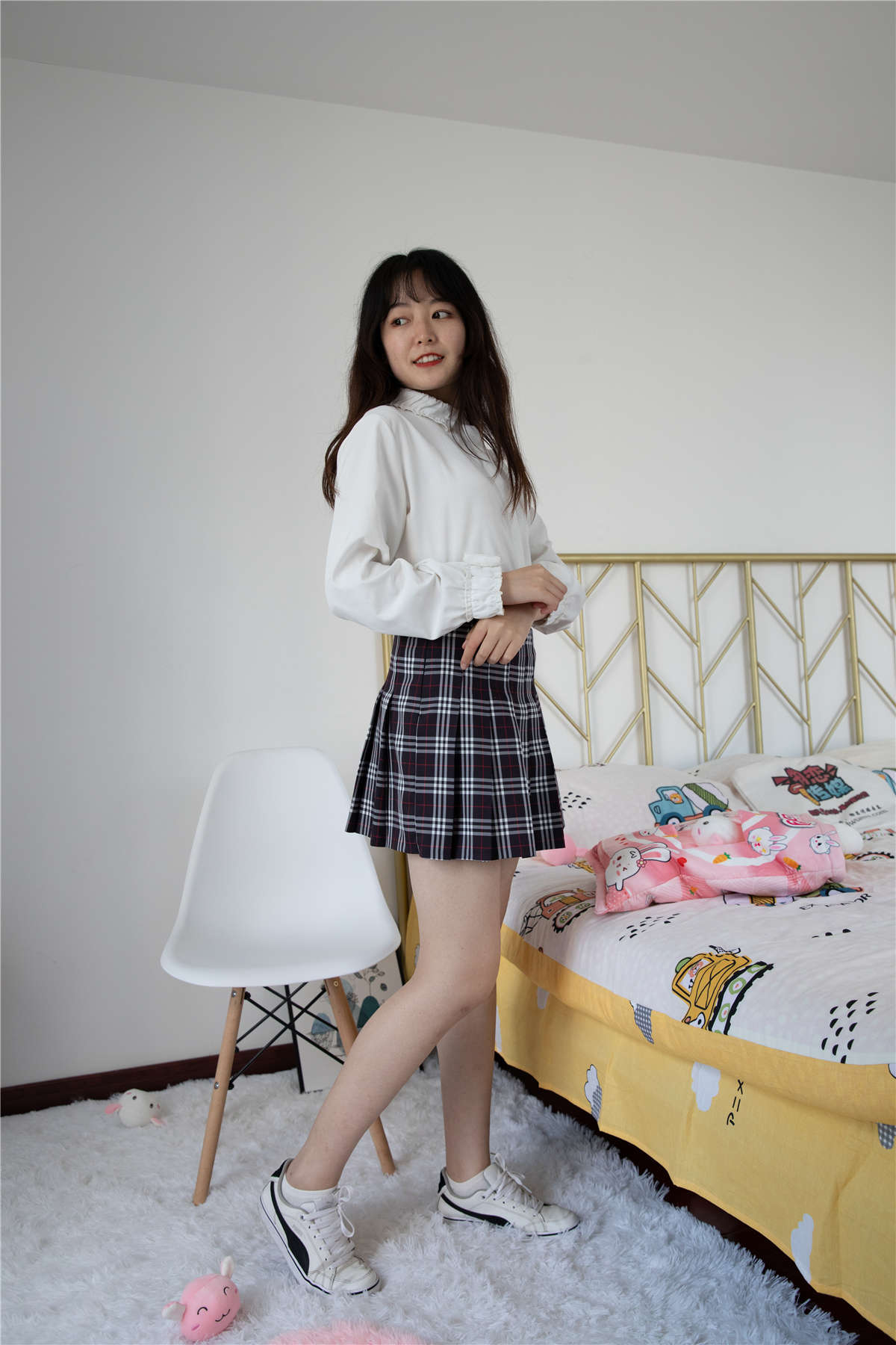 物恋传媒409期：洋洋-格子与糖-日更街拍