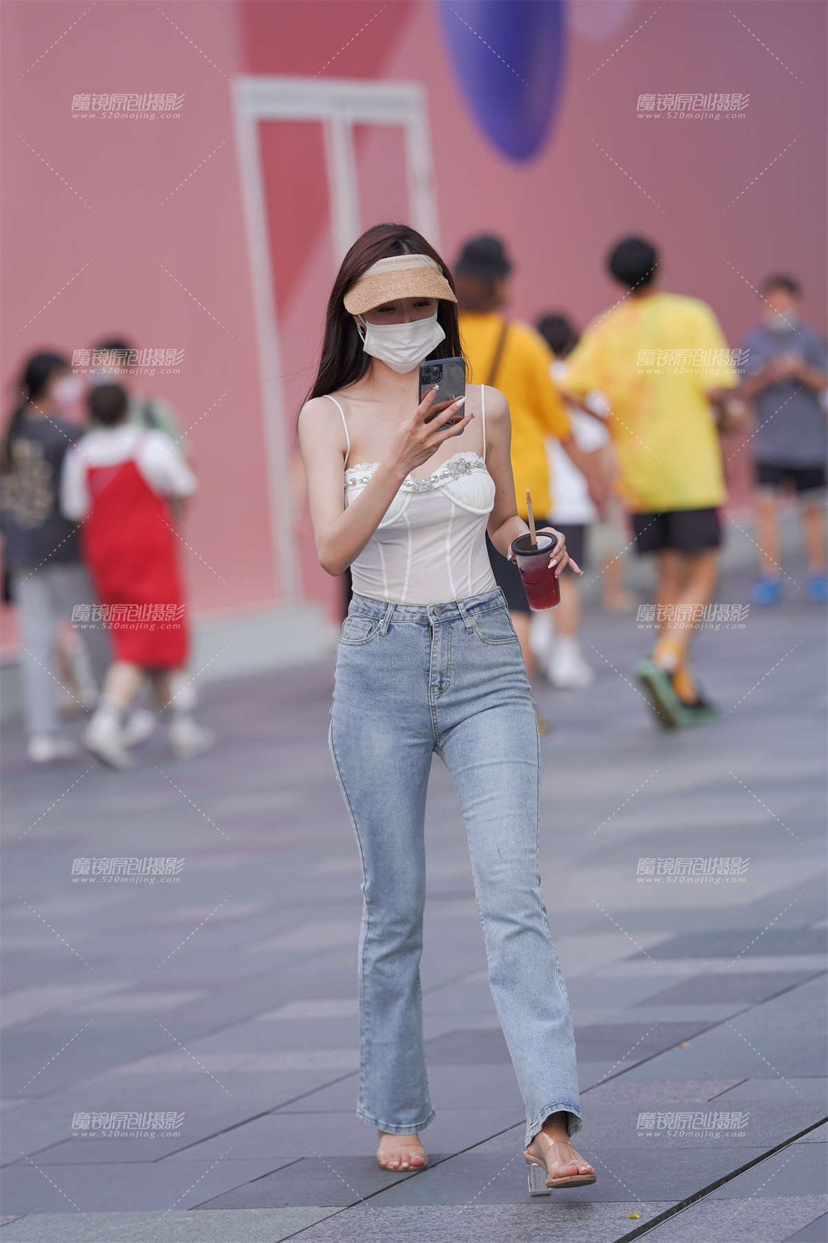 美美哒牛仔裤女孩-日更街拍