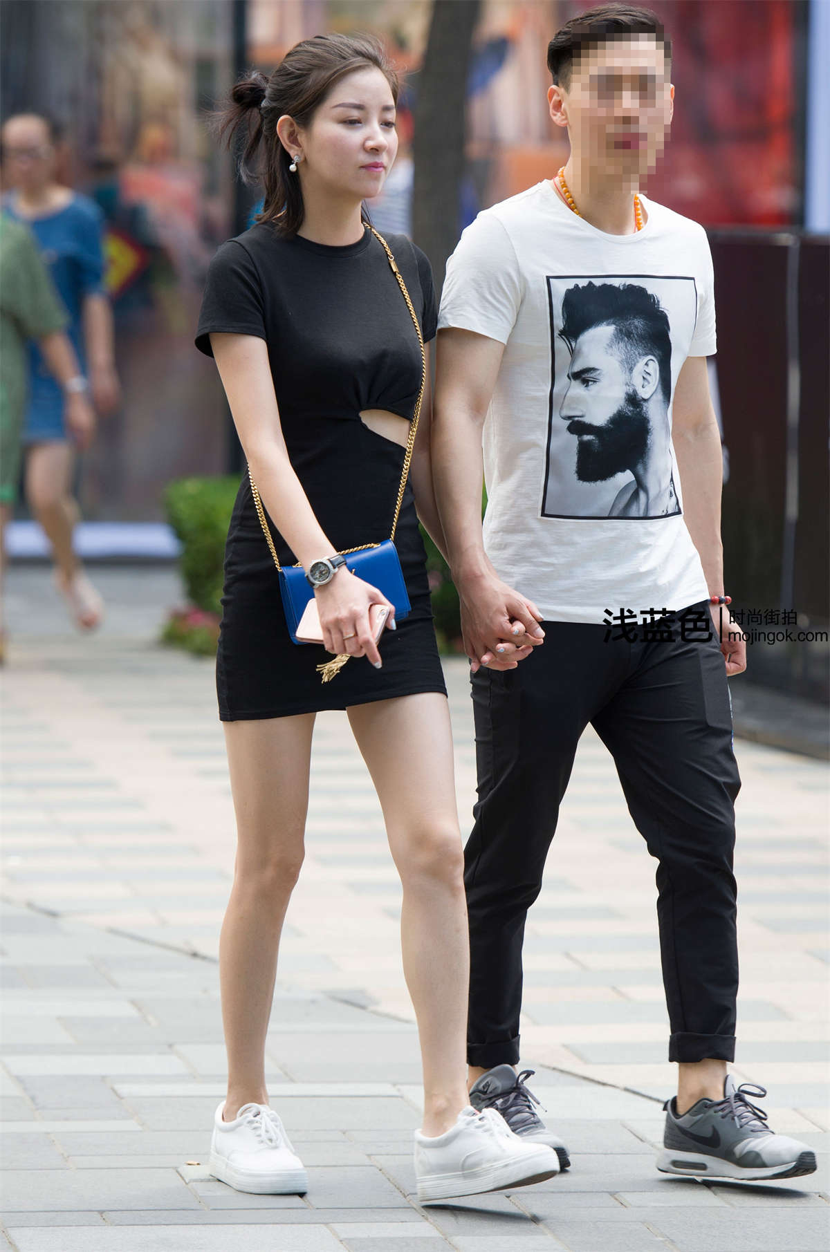 图片[2]-黑色紧裙（16p）-日更街拍