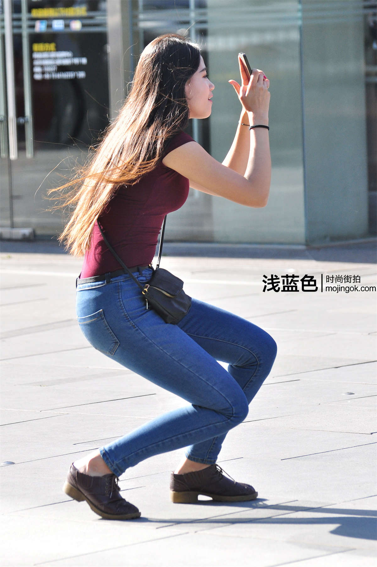 红T 牛仔裤（22p）-日更街拍