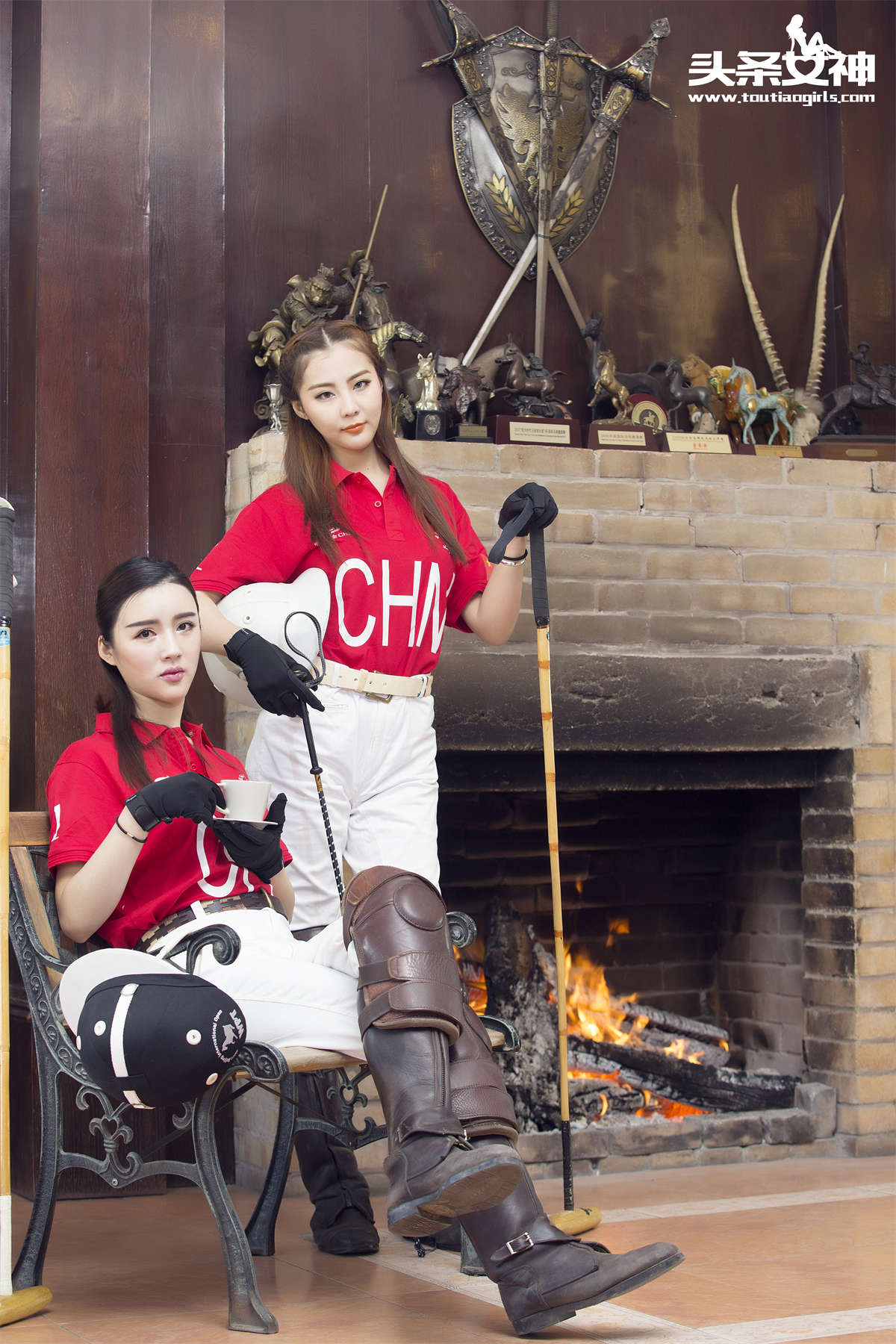 TouTiao头条女神 2017.01.21 郭碗婷 马场青春优雅骑手插图1