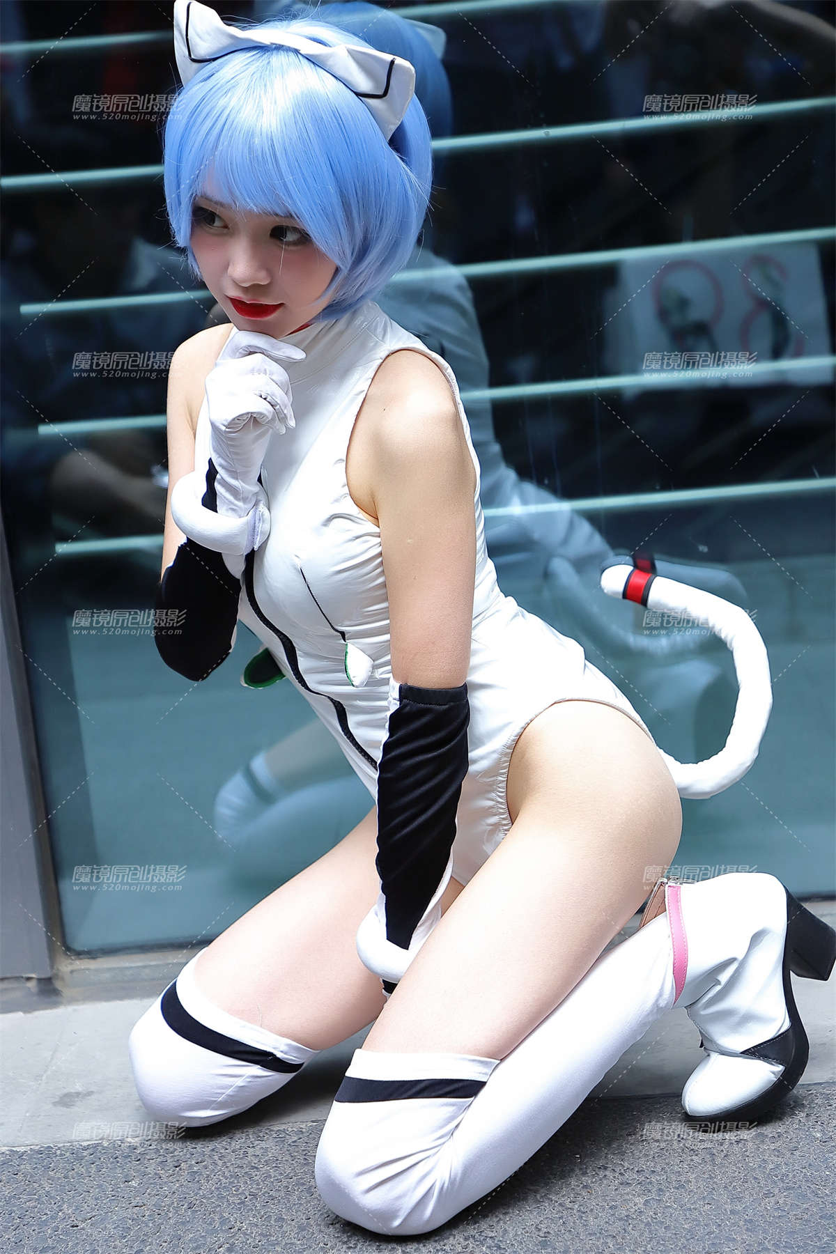 白猫天使coser-日更街拍