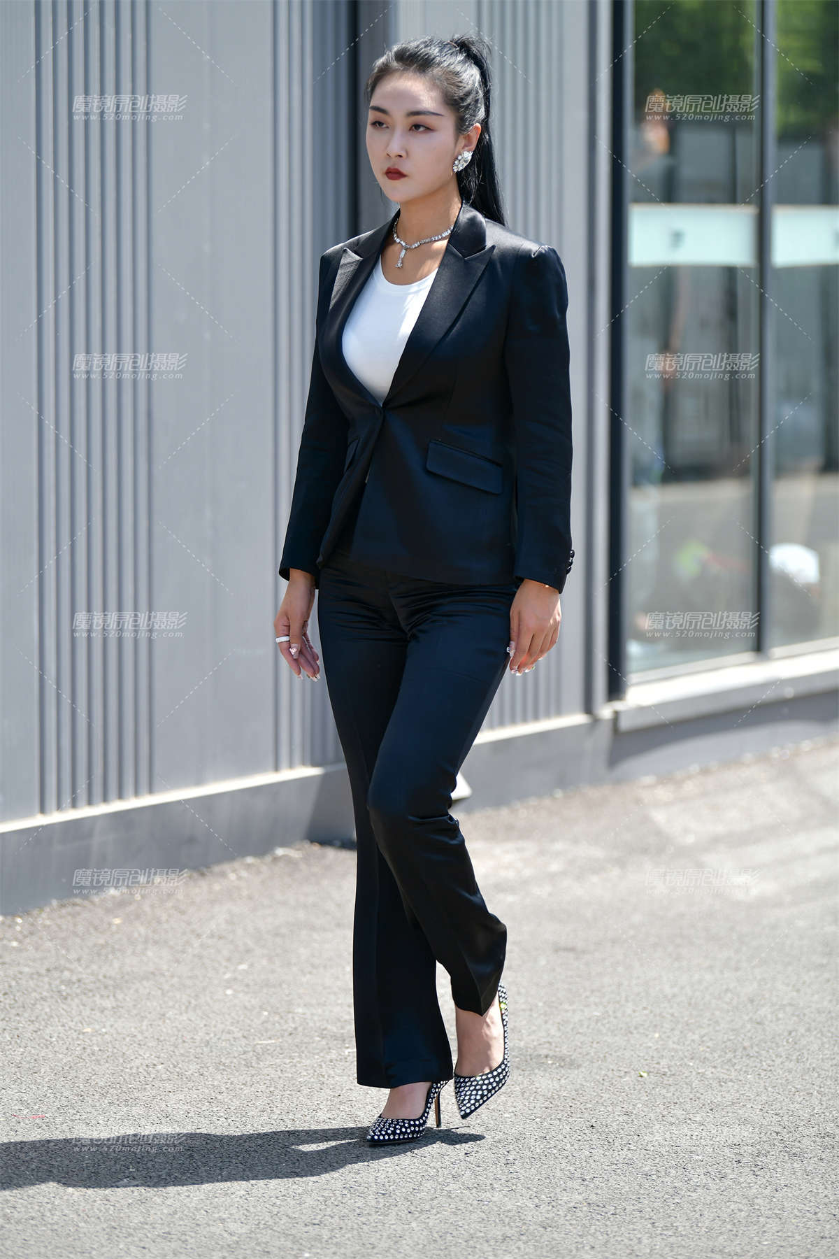 ★高跟西装美女-日更街拍