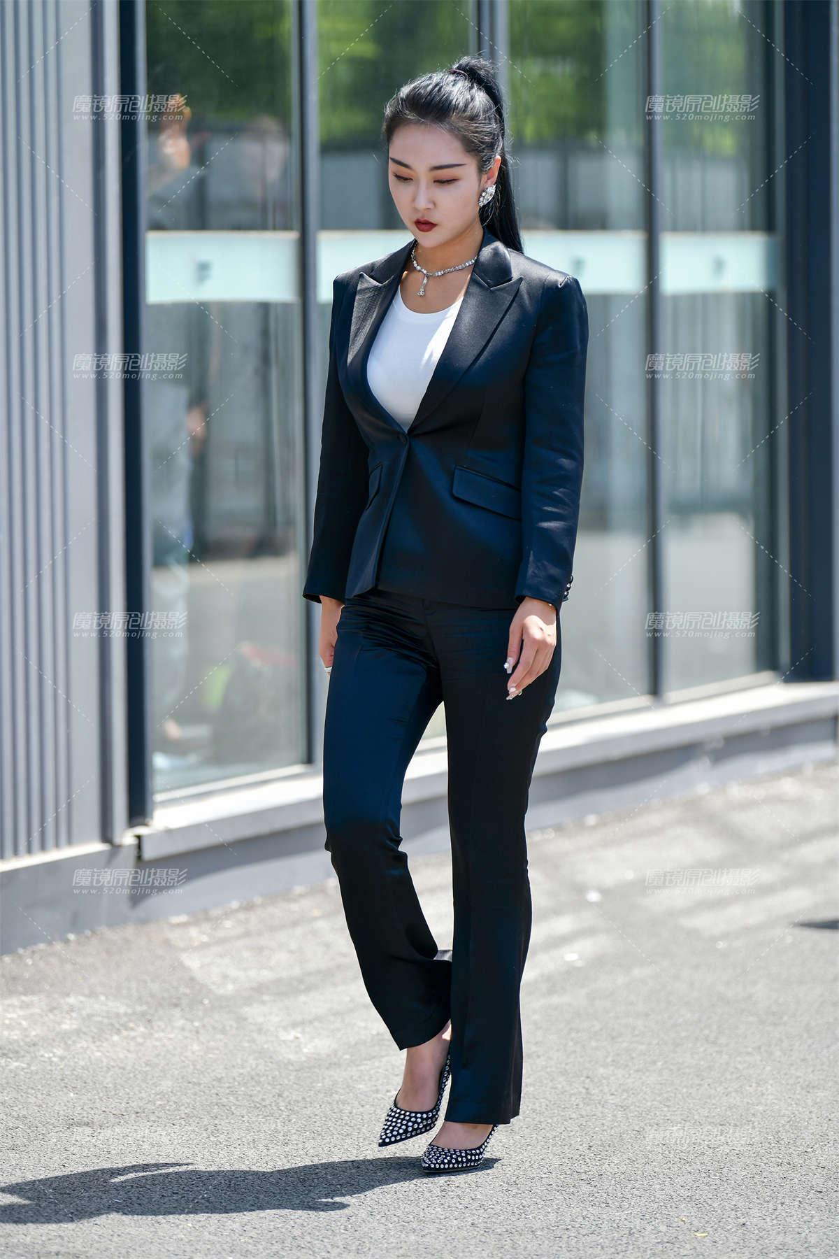 图片[2]-★高跟西装美女-日更街拍