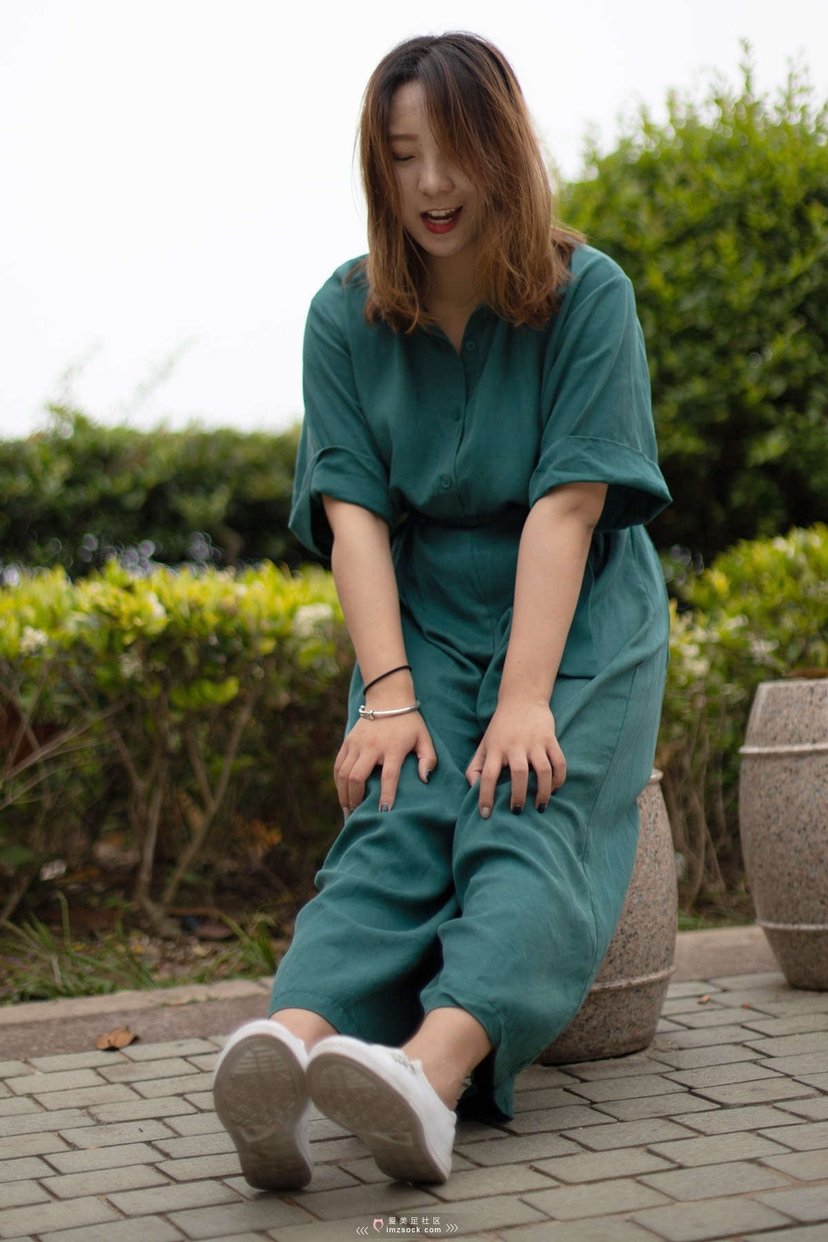 MZSOCK-2018 No.137 小A板鞋小白船袜_红指甲-日更街拍