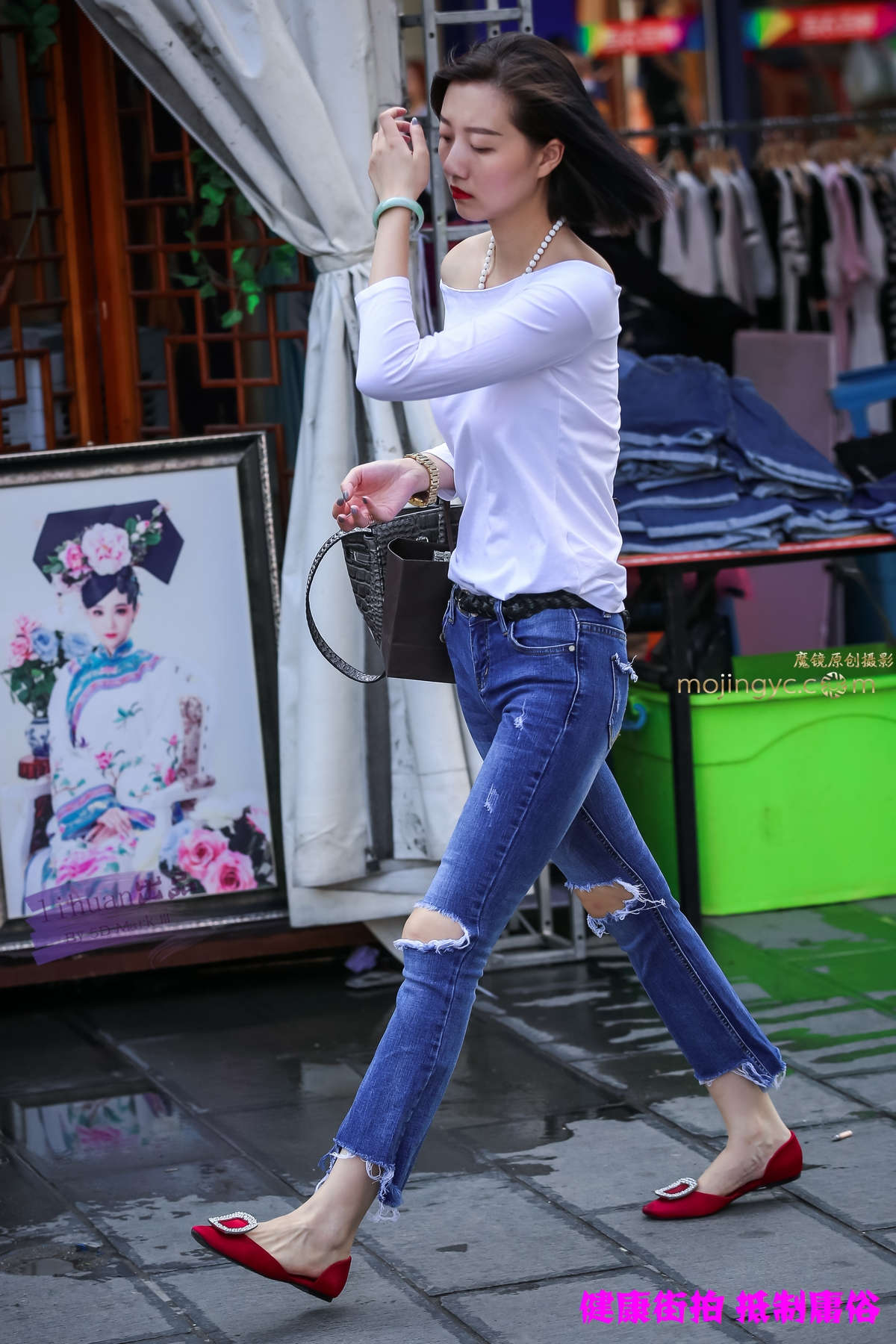 李欢原创-长裤，丰腴（17P）-日更街拍