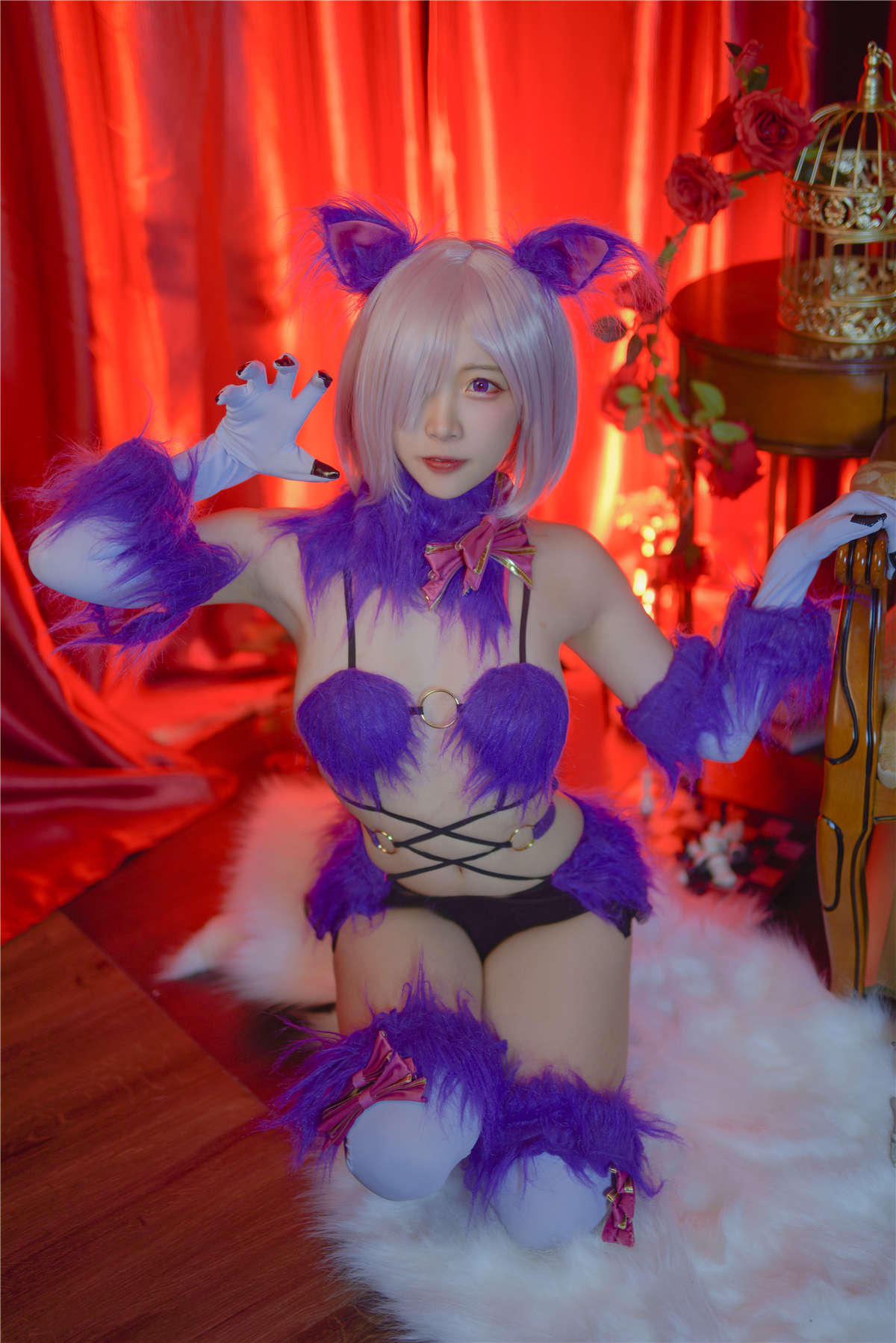高产型Coser-二佐Nisa  Fate玛修万圣-日更街拍